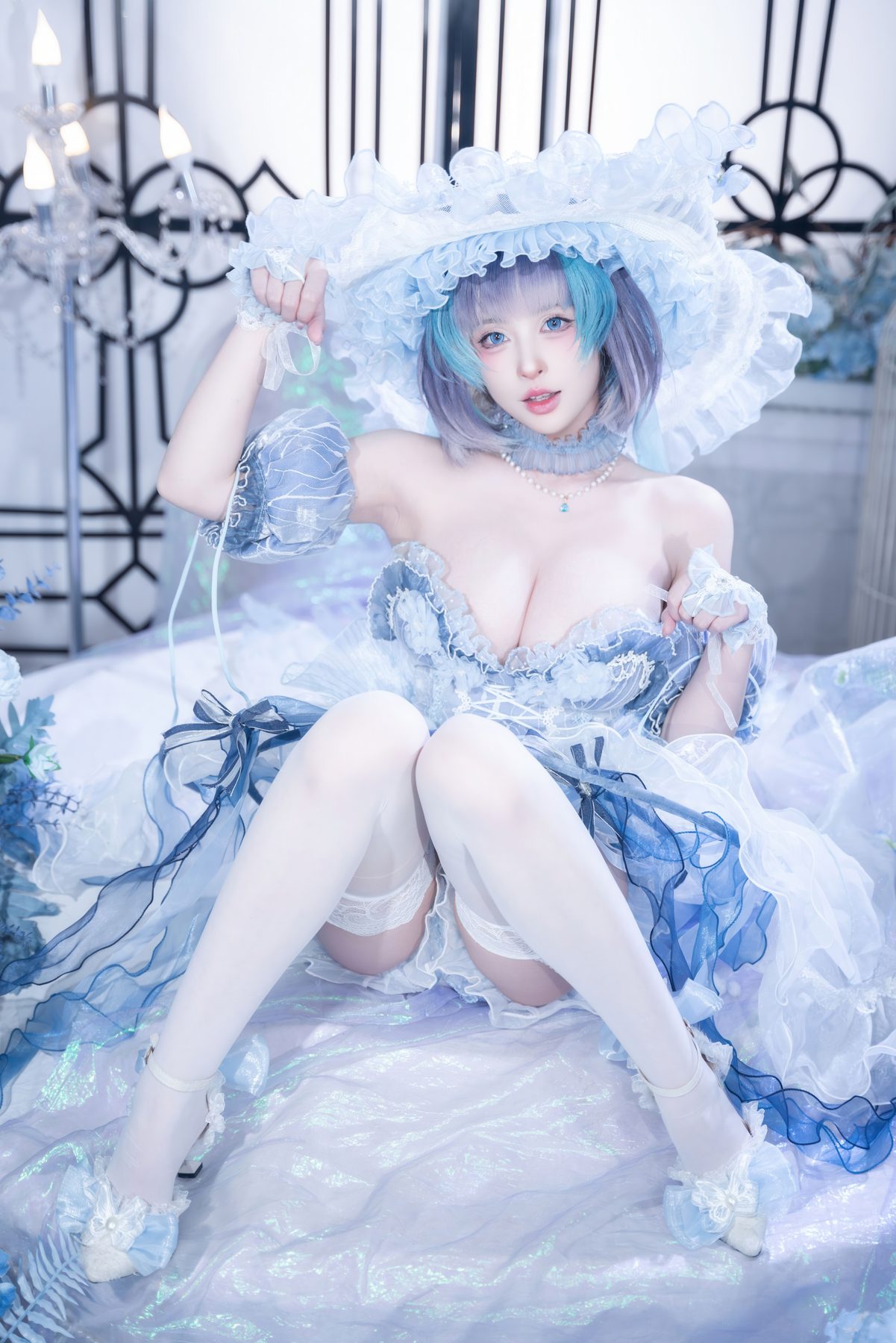 碧蓝航线 清水由乃 柴郡 废稿礼服 COS写真