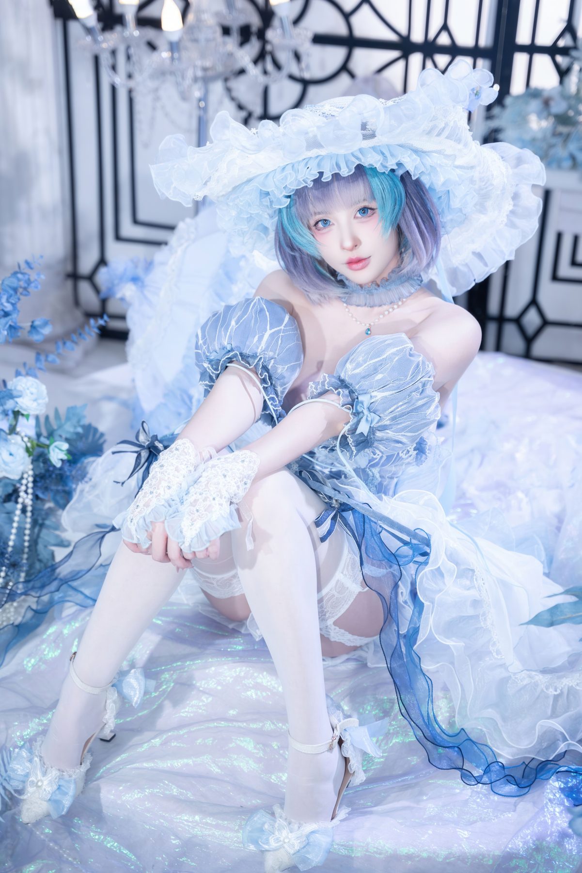 碧蓝航线 清水由乃 柴郡 废稿礼服 COS写真