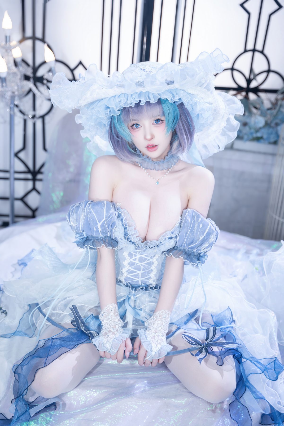 碧蓝航线 清水由乃 柴郡 废稿礼服 COS写真