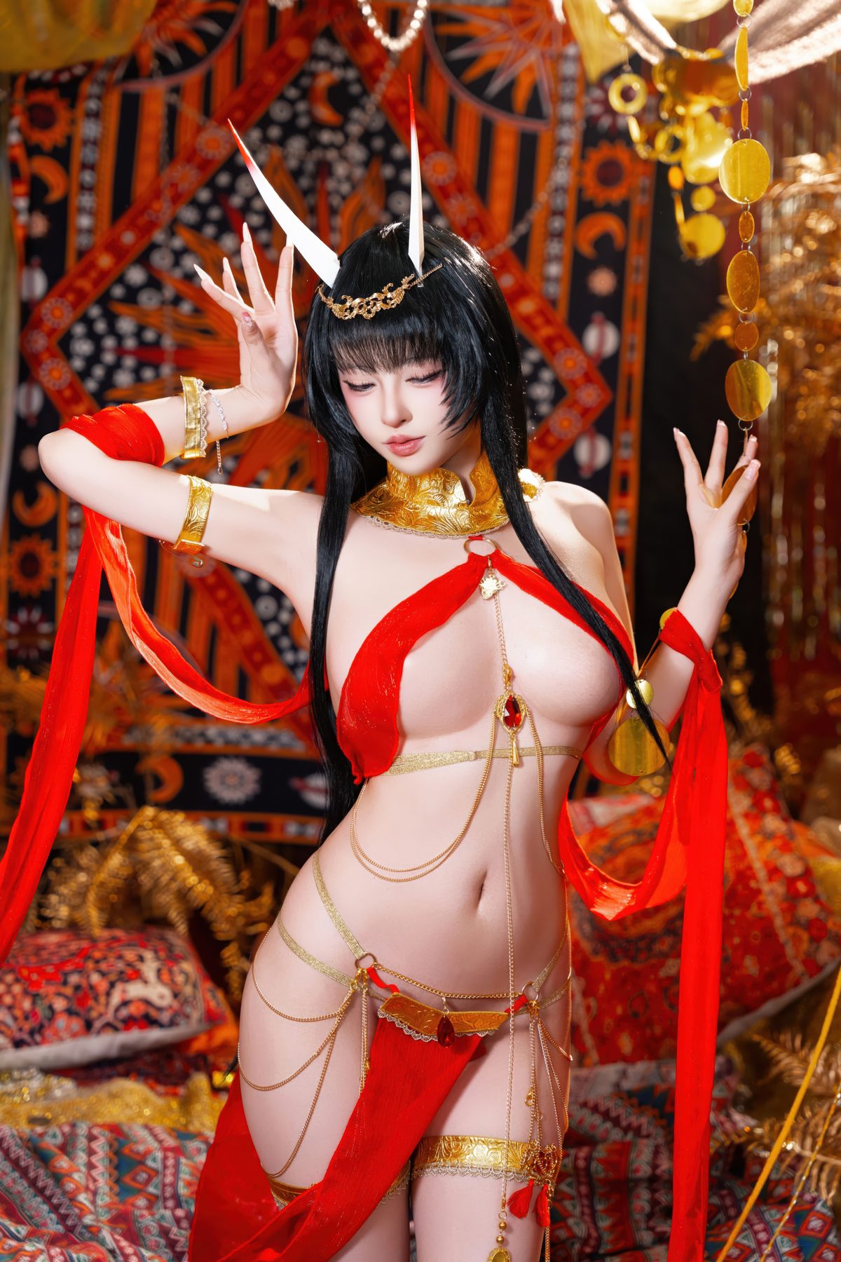 清水由乃 碧蓝航线 能代舞娘 COS写真
