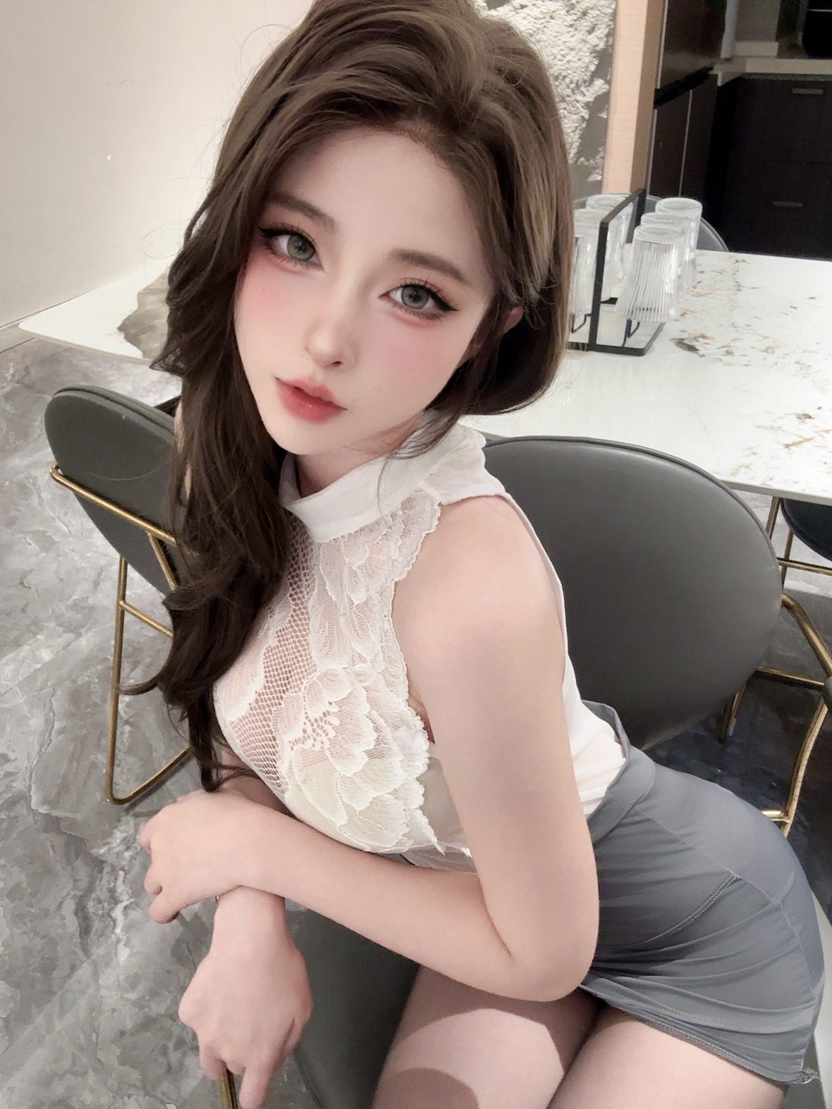清水由乃 秘书招待室 COS写真