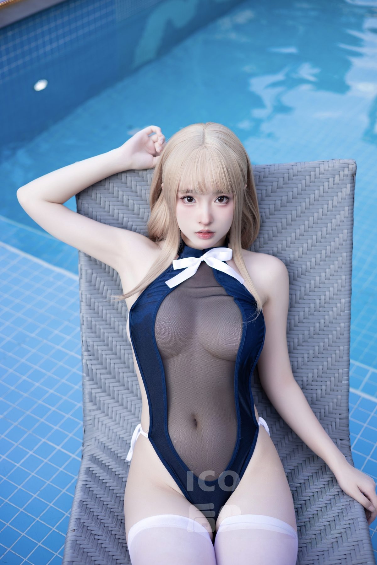清水由乃 蓝色夏日 COS写真