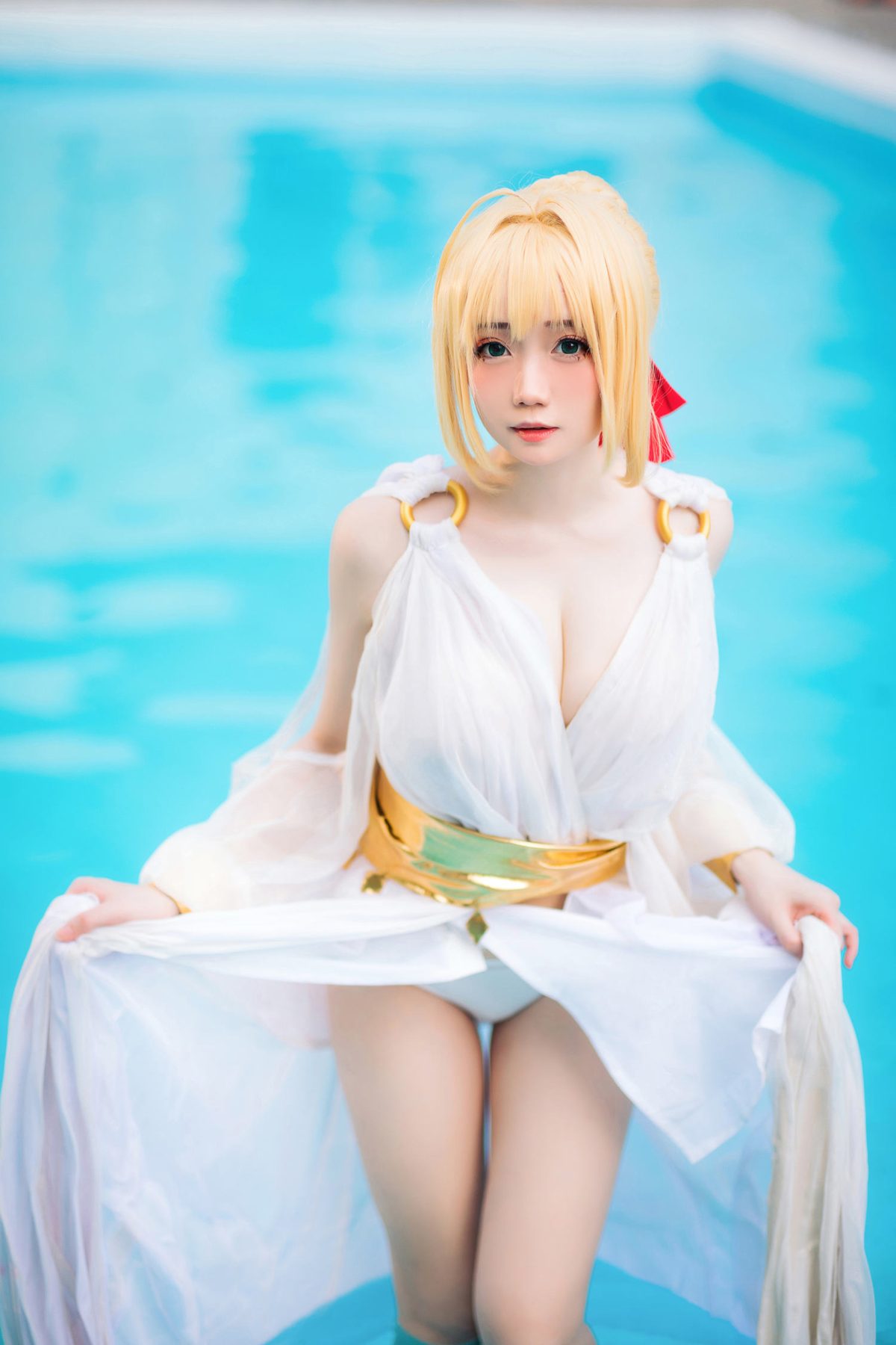 焖焖碳 FGO 尼禄 礼服 COS写真