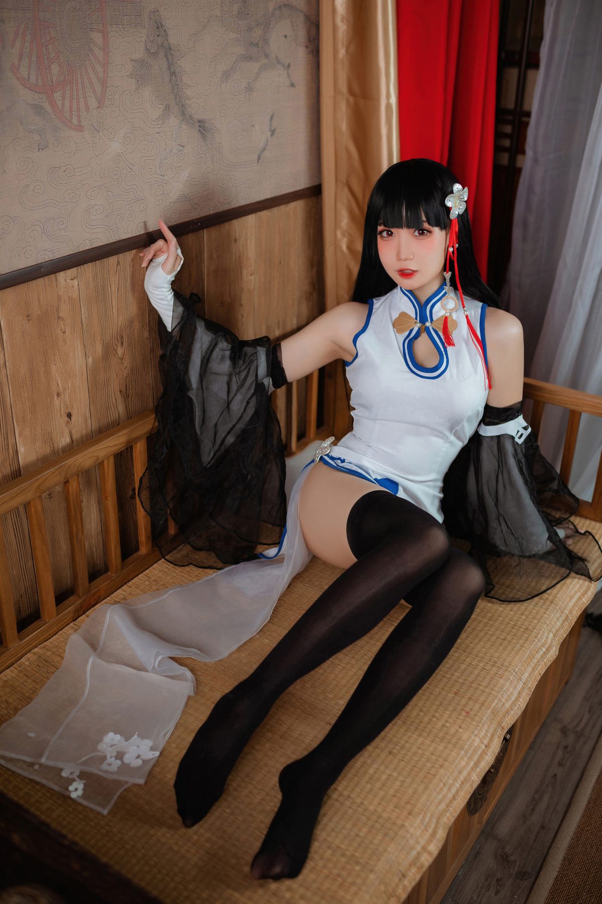 焖焖碳 碧蓝航线 逸仙 COS写真