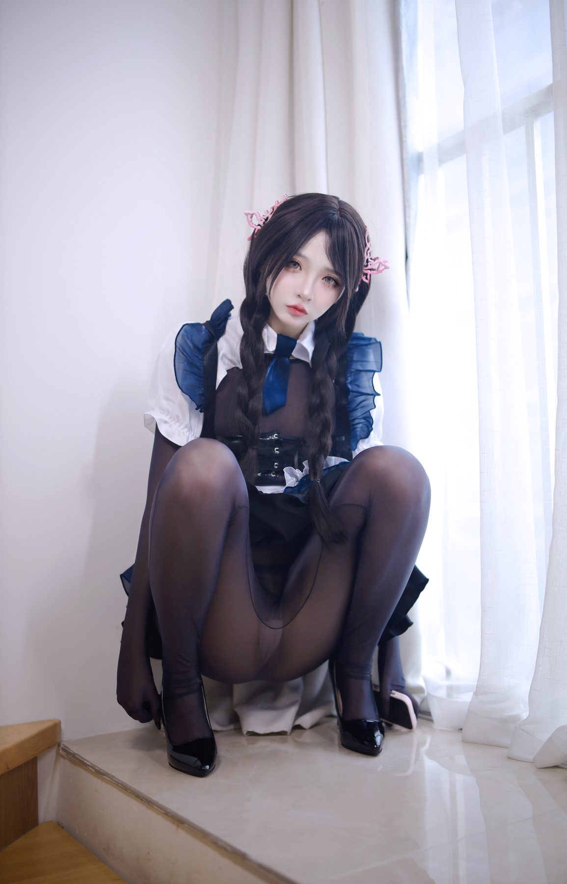 疯猫ss 七了个三 女仆特工 COS写真