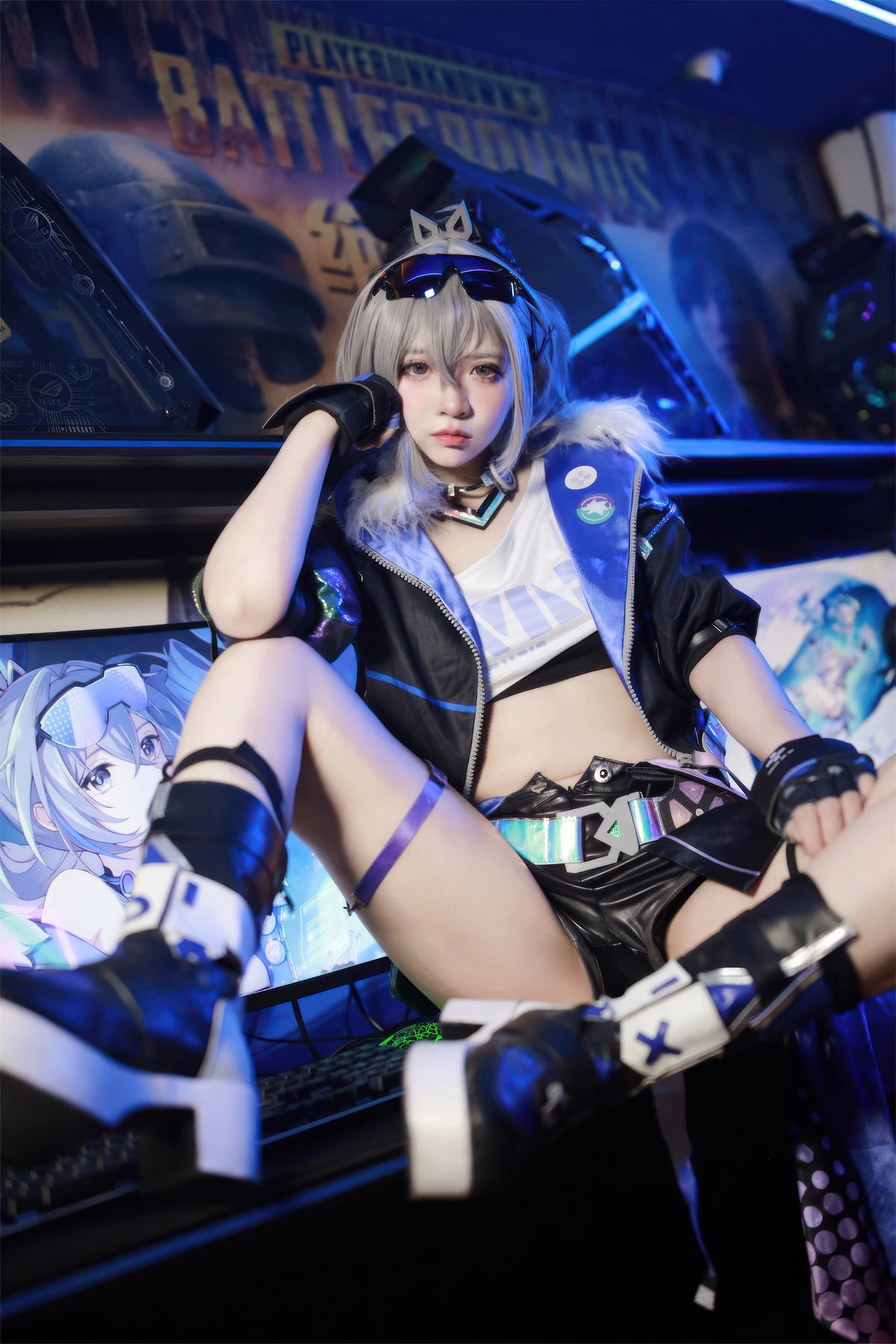 疯猫ss 少女衣橱 银狼 COS写真