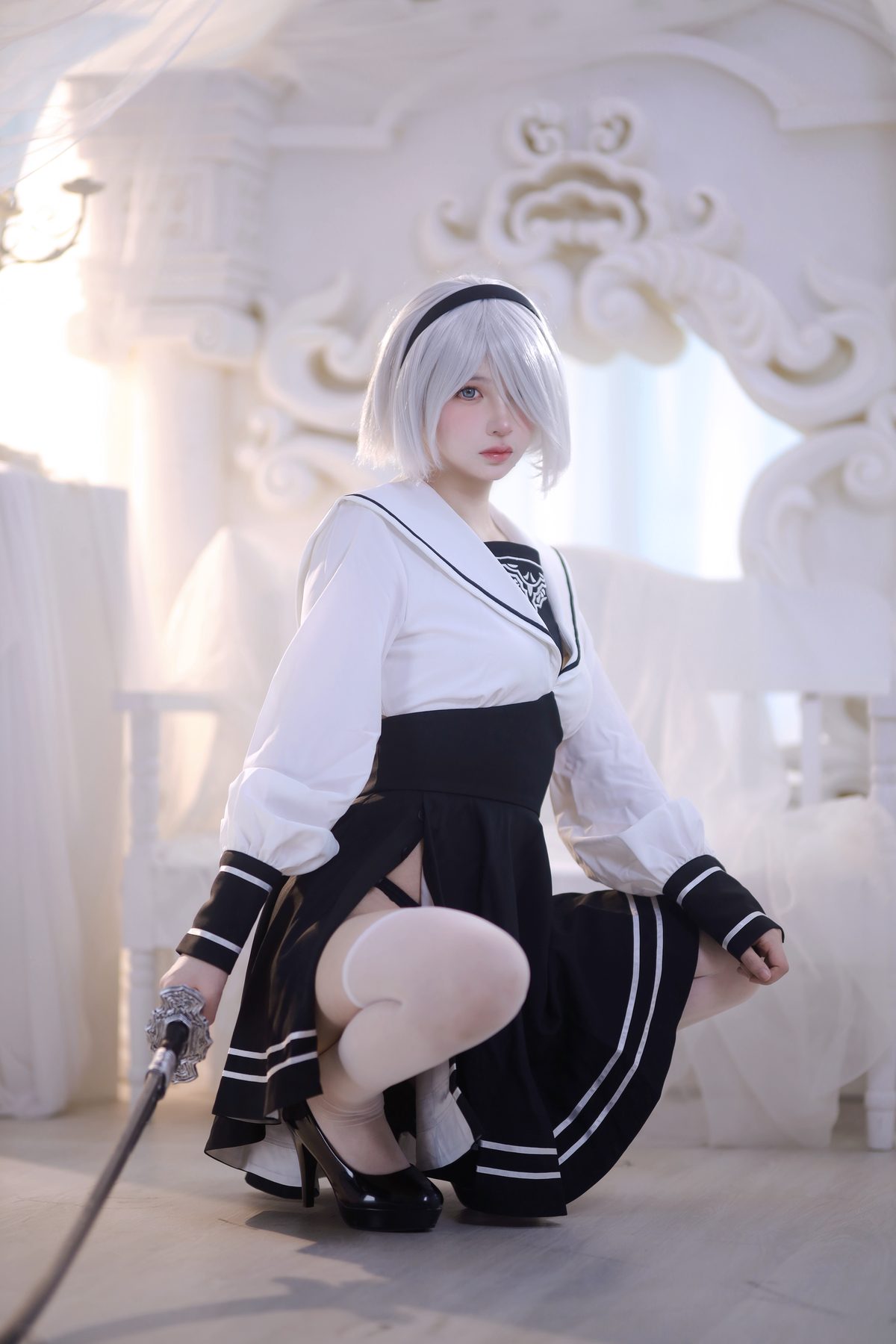疯猫ss cosplay写真_2B COS合集 | 疯猫ss 得物社 2B COS全套图包 [53P-715MB]