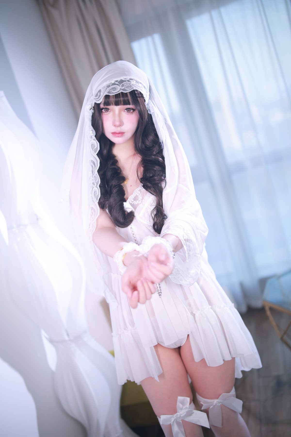 疯猫ss 捆绑婚纱 COS写真
