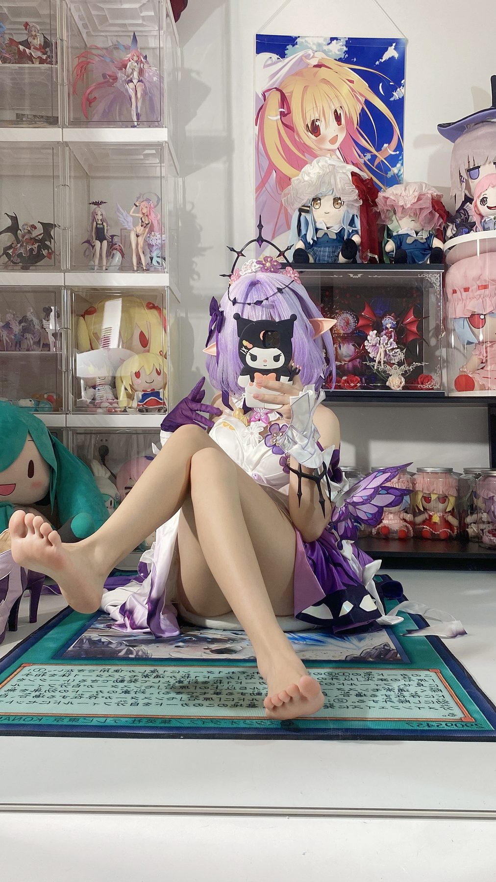 白栎Shirly cosplay写真_崩坏：星穹铁道遐蝶合集 | 白栎Shirly COS遐蝶全套图包 [60P7V-800MB]