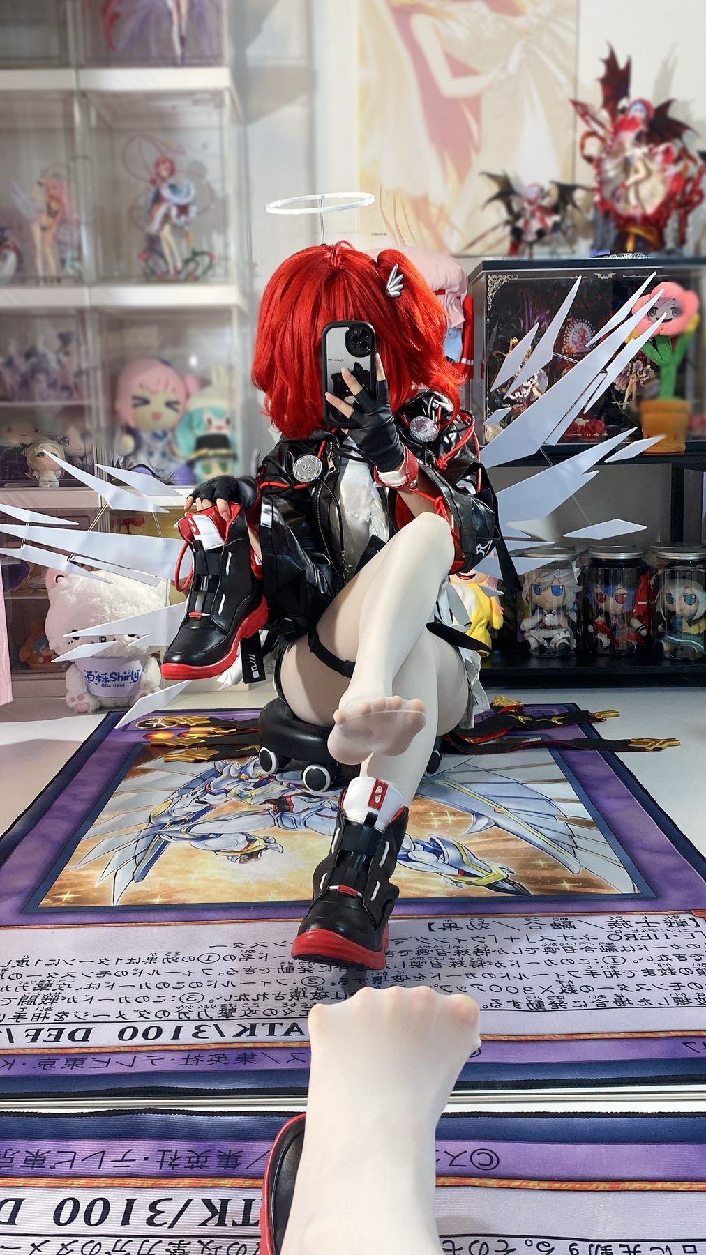 白栎Shirly 明日方舟 新约能天使 下 65P12V 3 COS写真