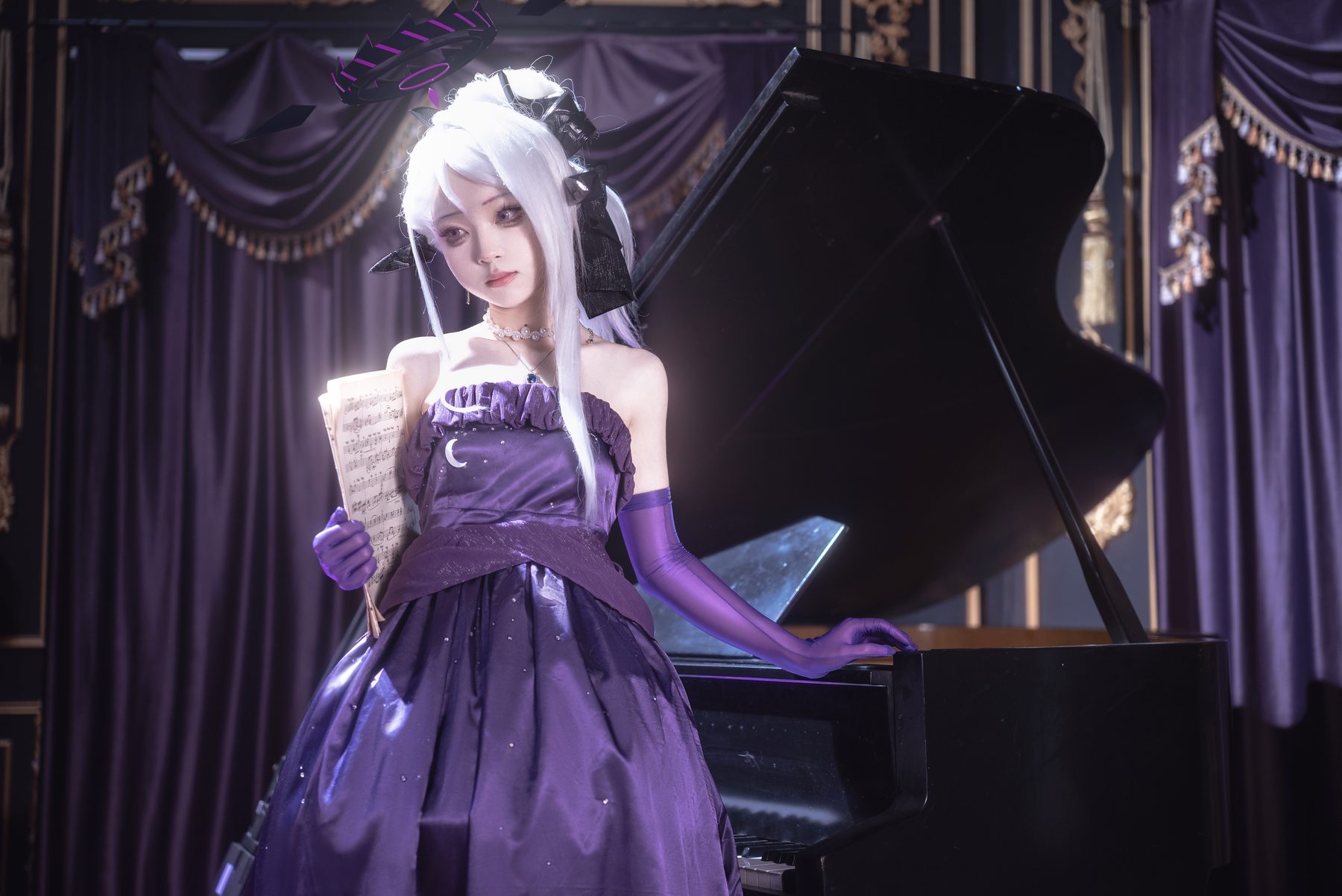 矢量鱼 cosplay写真_蔚蓝档案空崎日奈连衣裙合集 | 矢量鱼 COS空崎日奈全套图包 [34P-259MB]