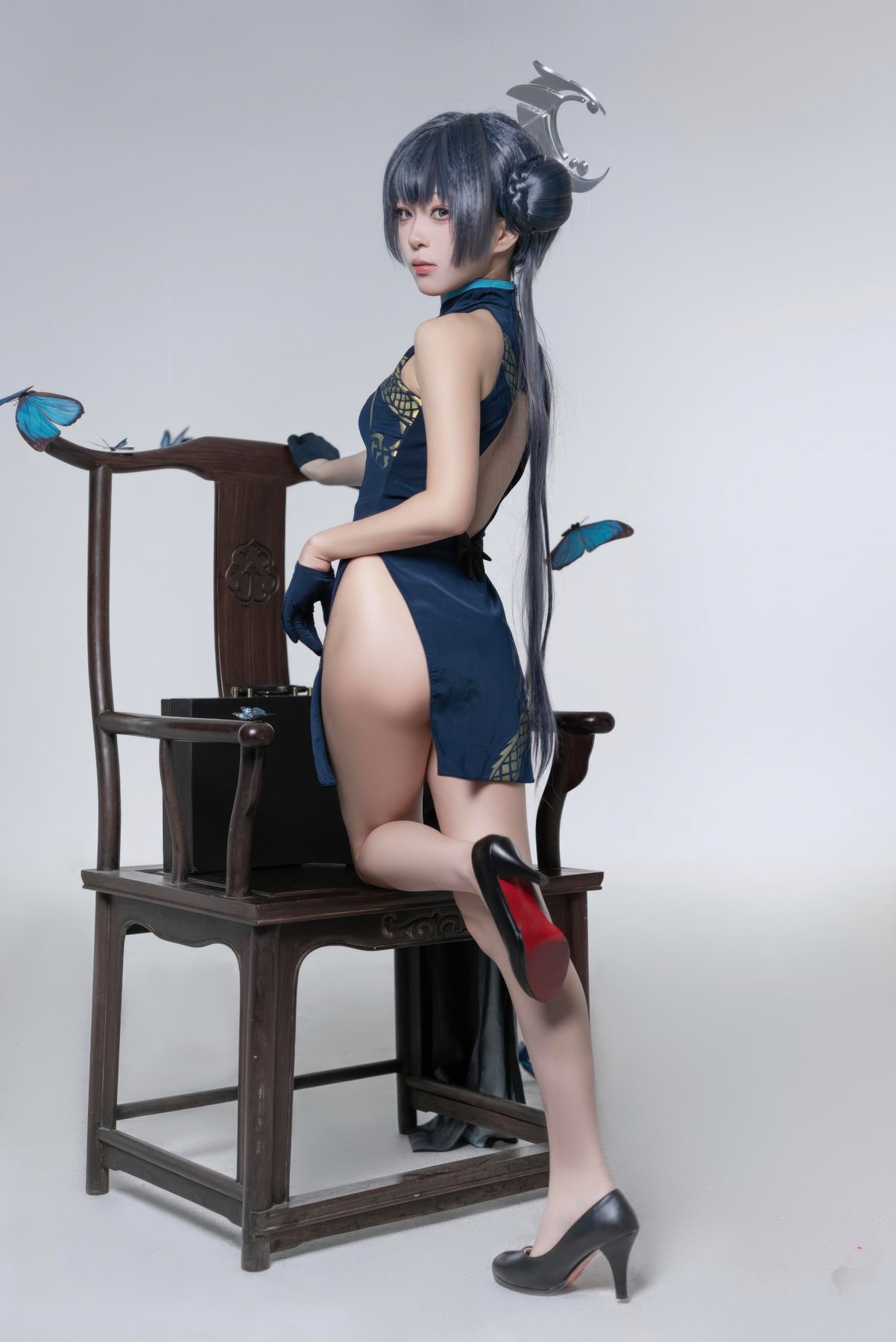 矢量鱼 蔚蓝档案 龙华妃咲 COS写真