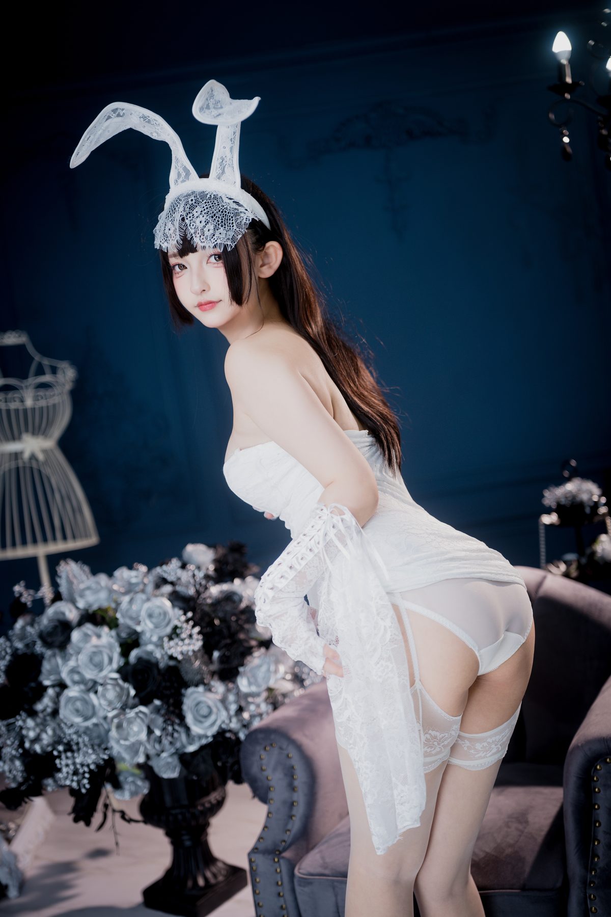 神楽坂真冬 白纱幻梦 COS写真