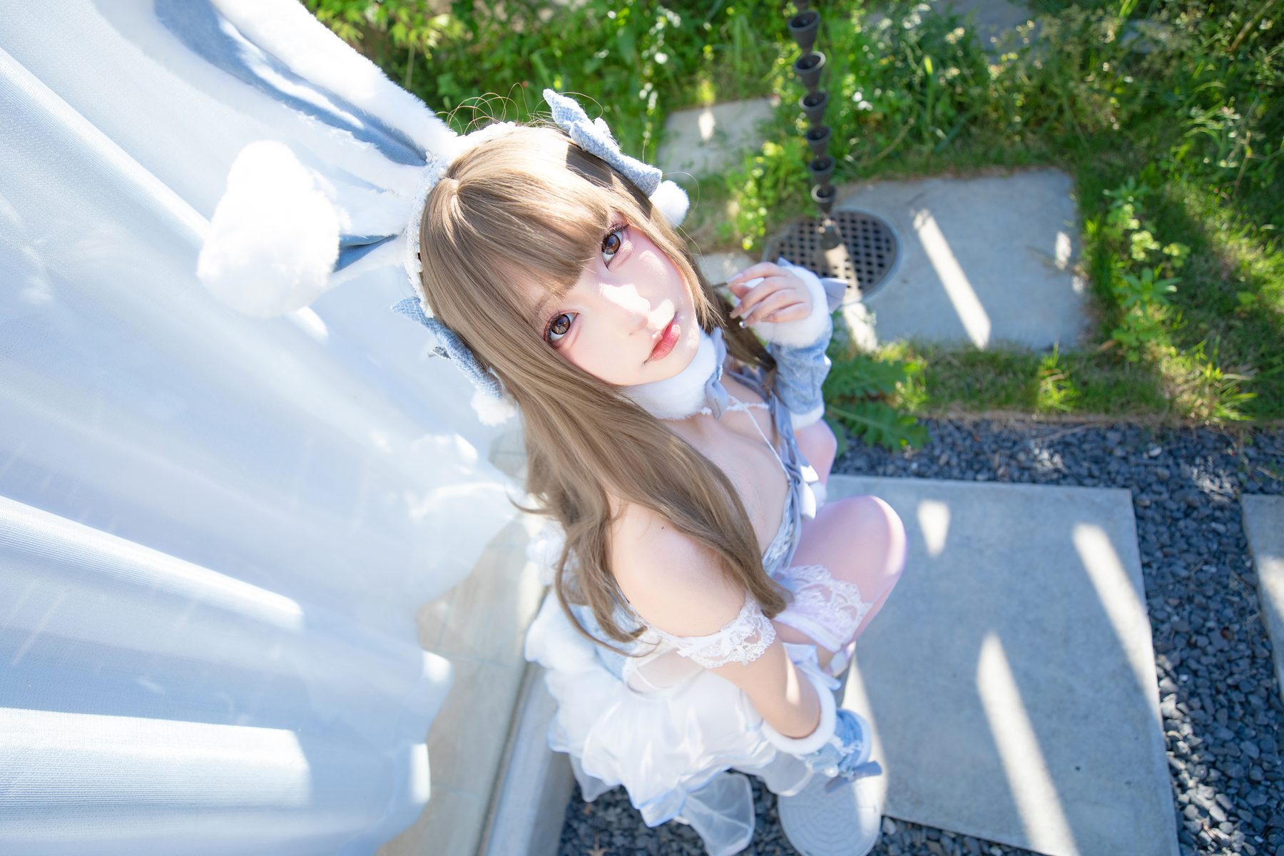 神楽坂真冬 萌兔初沐 COS写真