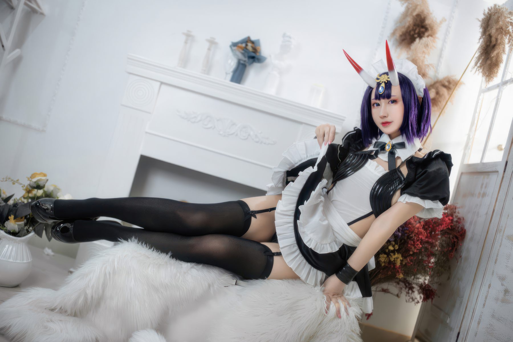 羽生三未 FGO 酒吞童子女仆 COS写真