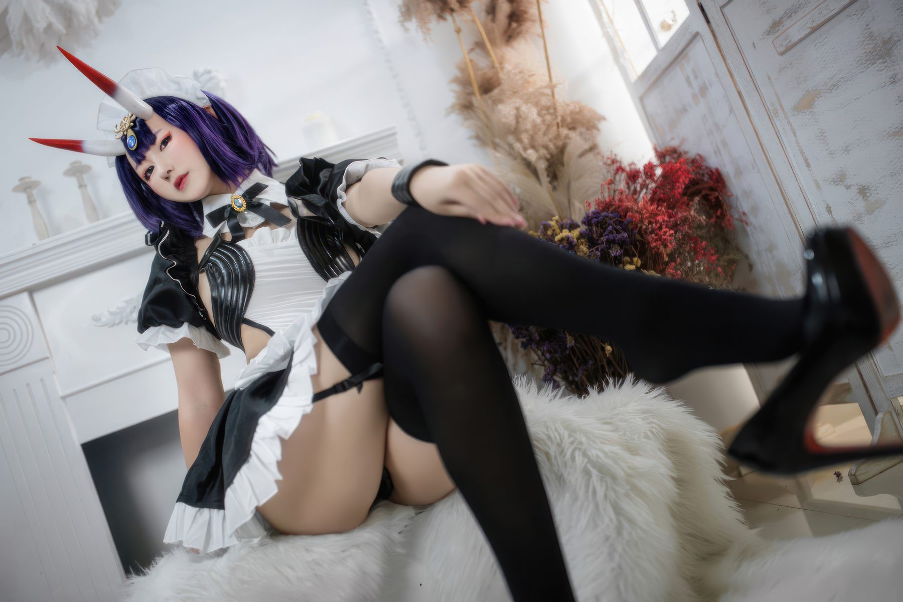 羽生三未 FGO 酒吞童子女仆 COS写真