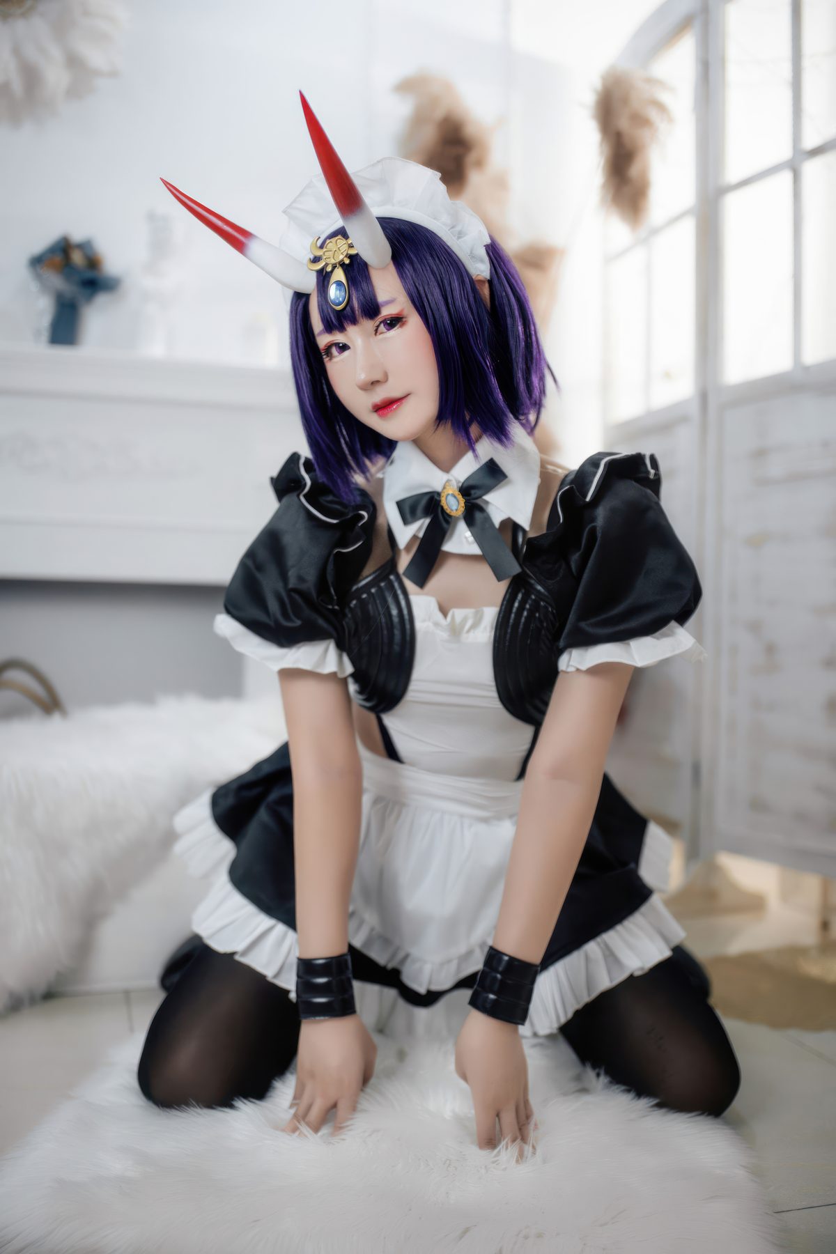 羽生三未 FGO 酒吞童子女仆 COS写真