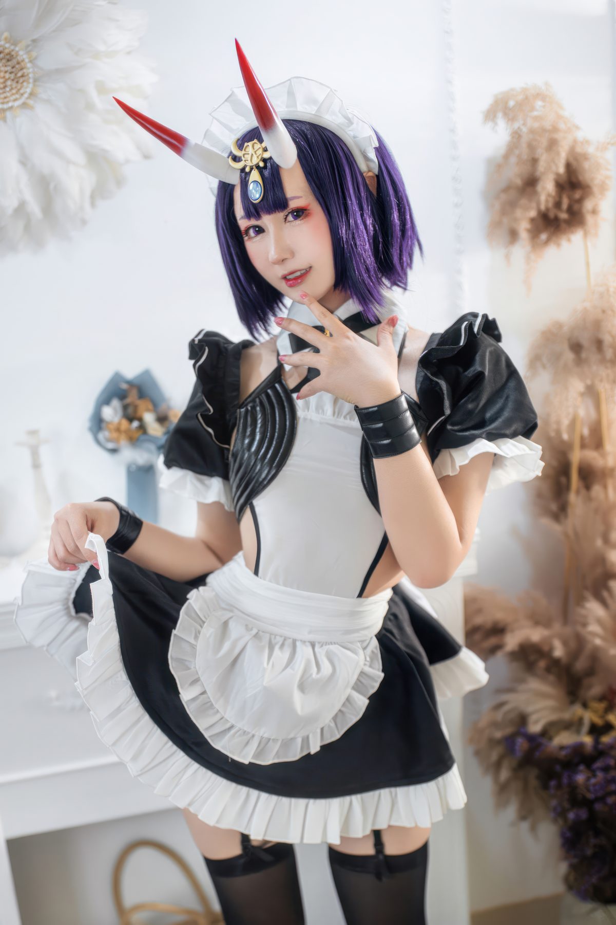 羽生三未 FGO 酒吞童子女仆 COS写真