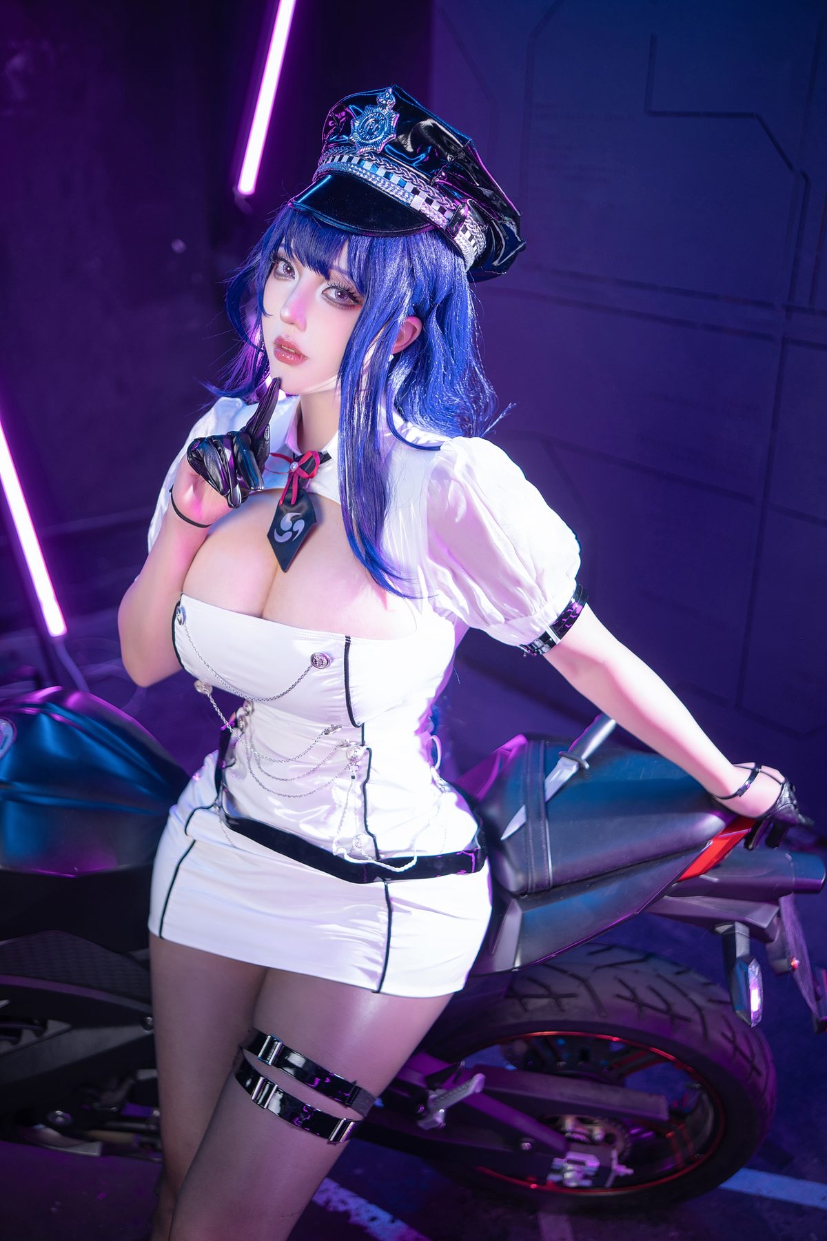 菌烨tako cosplay写真_原神雷电将军赛车合集 | 菌烨tako COS雷电将军赛车全套图包 [12P-203MB]