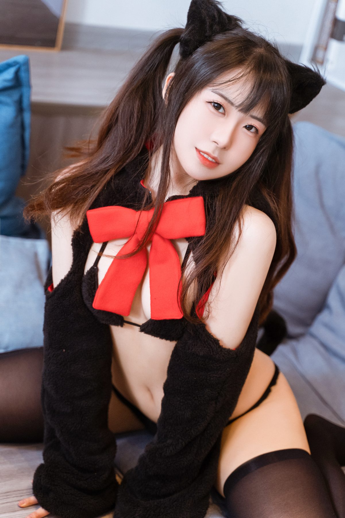 虎森森 礼物猫咪 COS写真