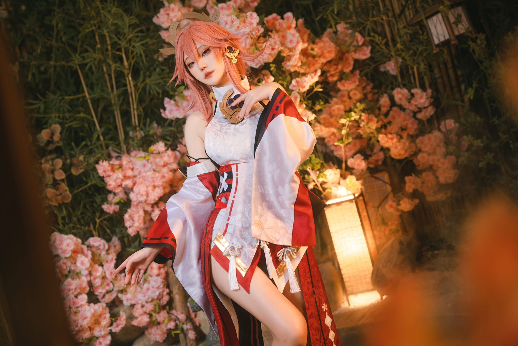 蛋黄mayo 八重神子 COS写真