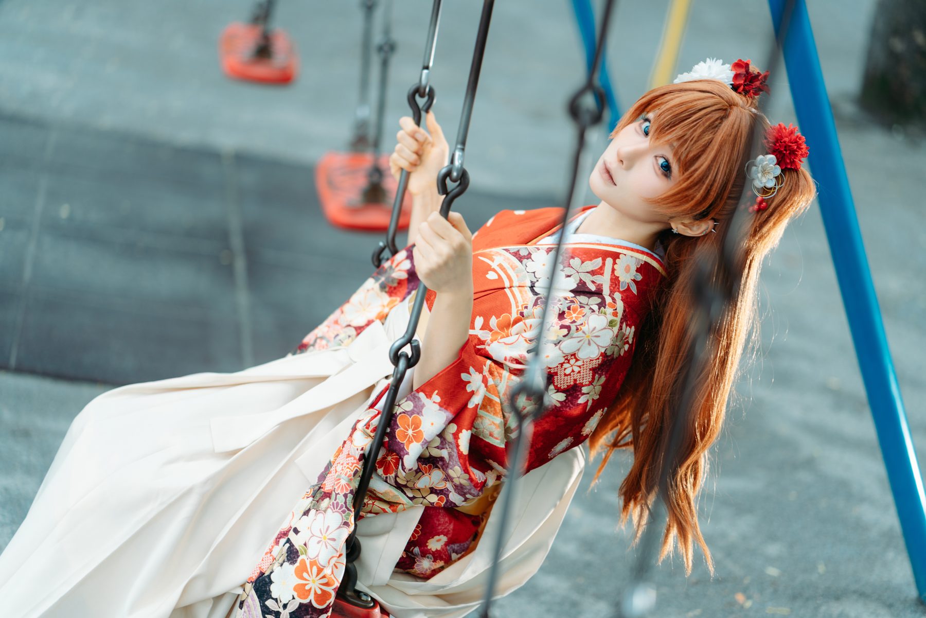 蠢沫沫 cosplay写真_EVA明日香和服合集 | 蠢沫沫 COS明日香全套图包 [30P-515.3M]