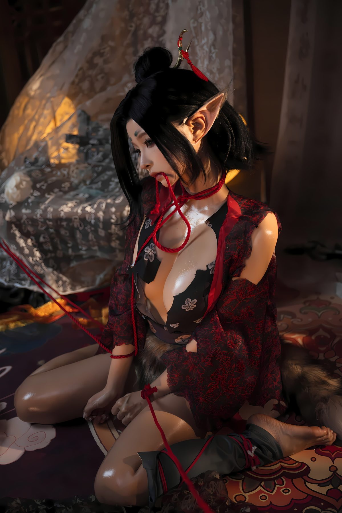 蠢沫沫 黑神话 萍萍 COS写真