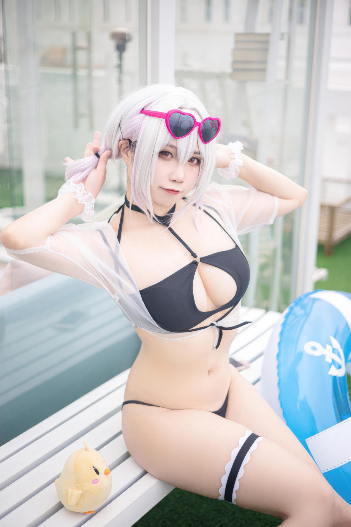 贞子蜜桃 舰长图 天狼星泳装 COS写真
