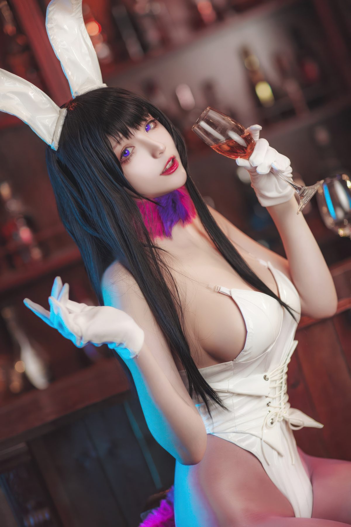 起司块wii 恶魔姐姐兔女郎 COS写真