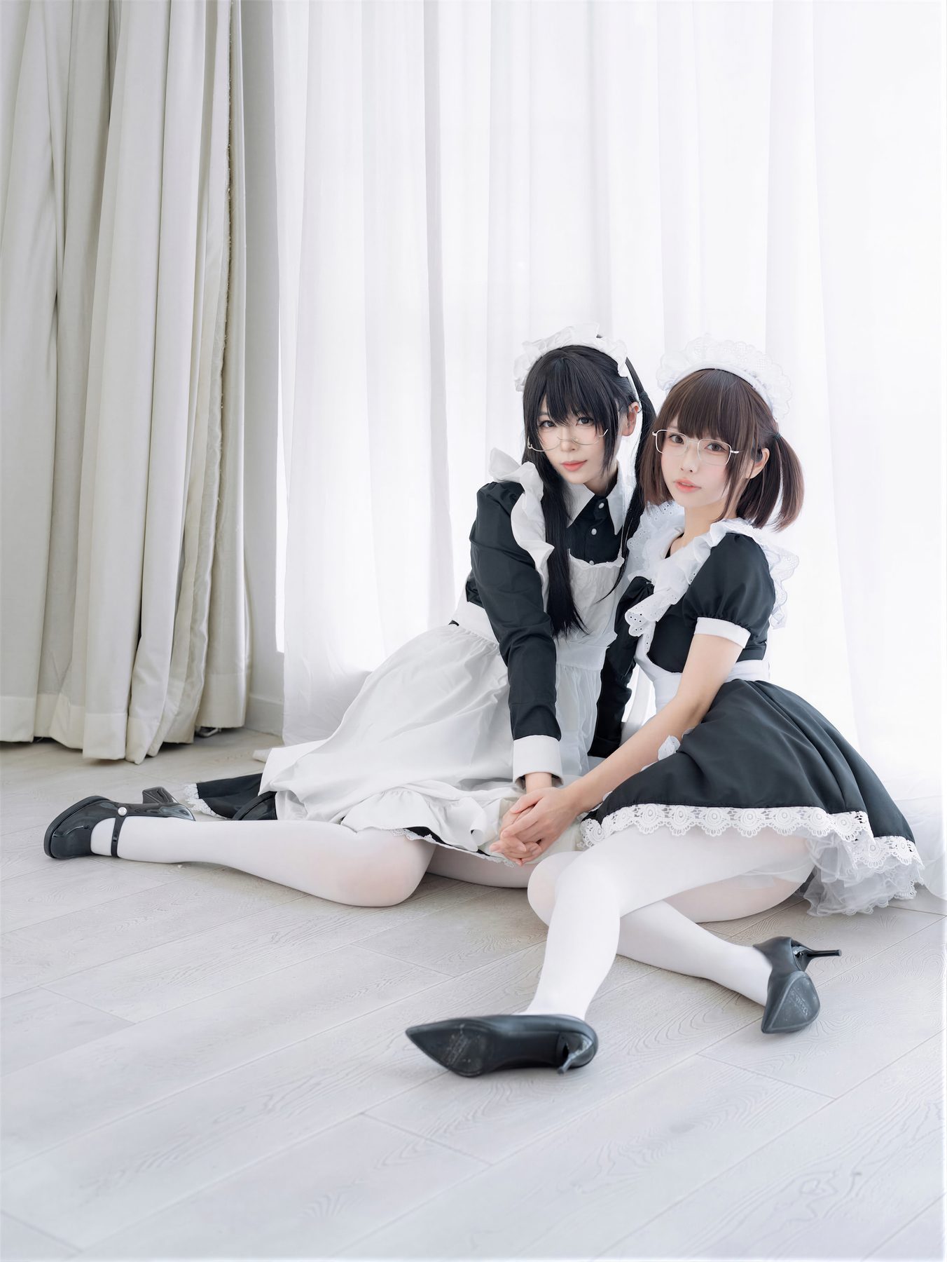 轩萧学姐＆十万珍吱伏特香川澪mio cosplay写真_双人女仆合集 | 轩萧学姐＆十万珍吱伏特香川澪mio COS双人女仆全套图包 [110P1V]