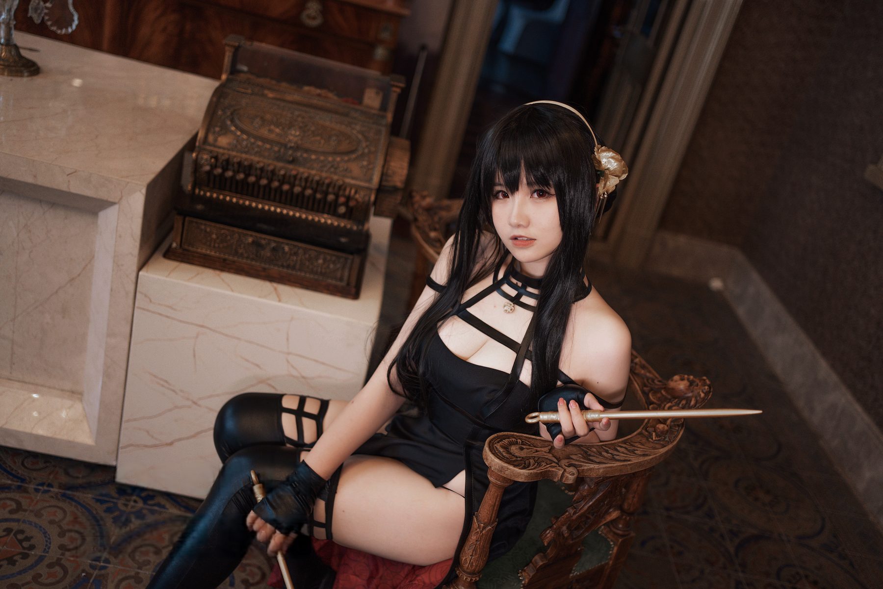 阿半今天很开心 cosplay写真_间谍过家家约尔合集 | 阿半今天很开心 COS约尔全套图包 [53P-739MB]