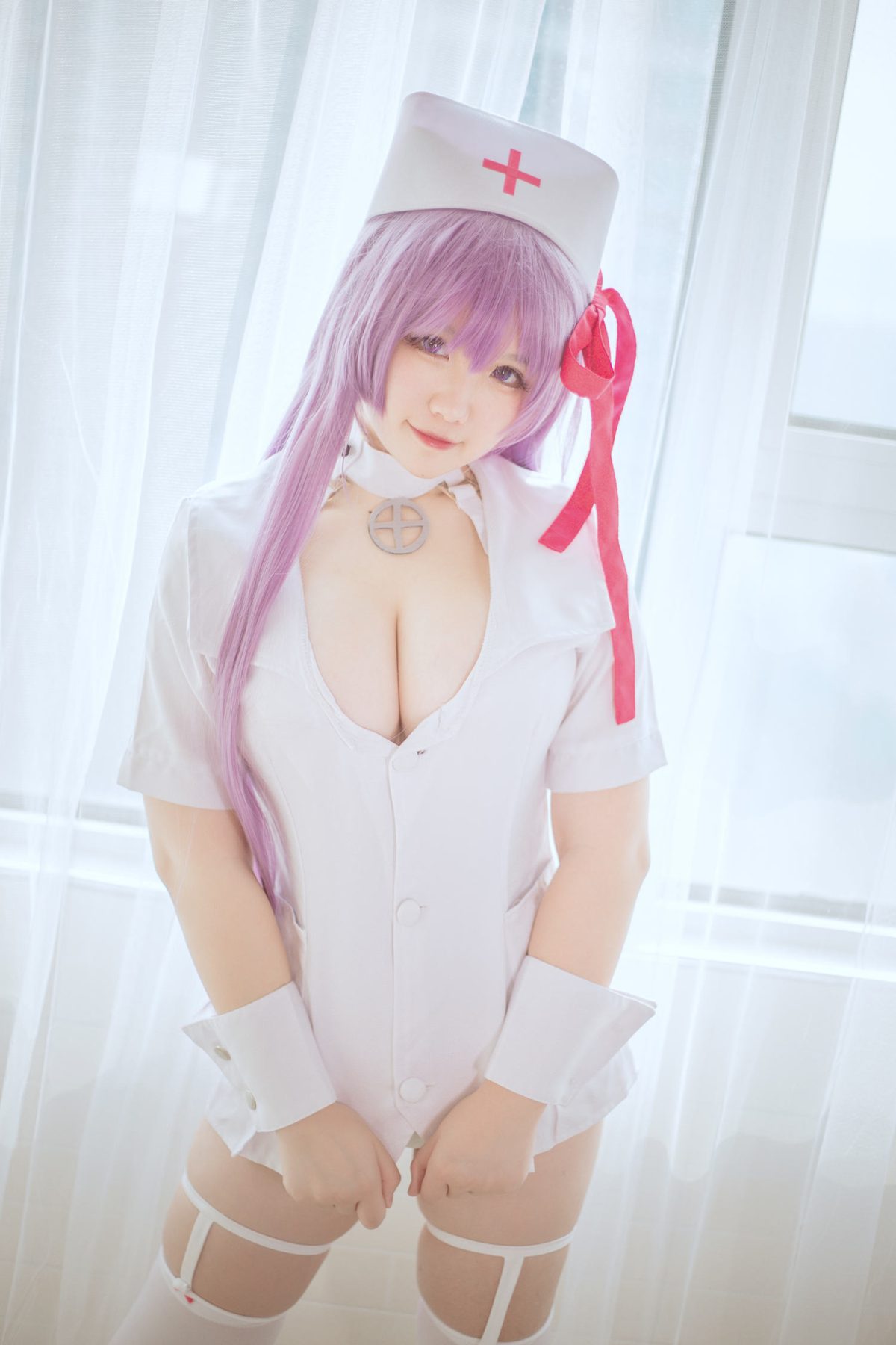 阿半今天很开心 BB护士 COS写真