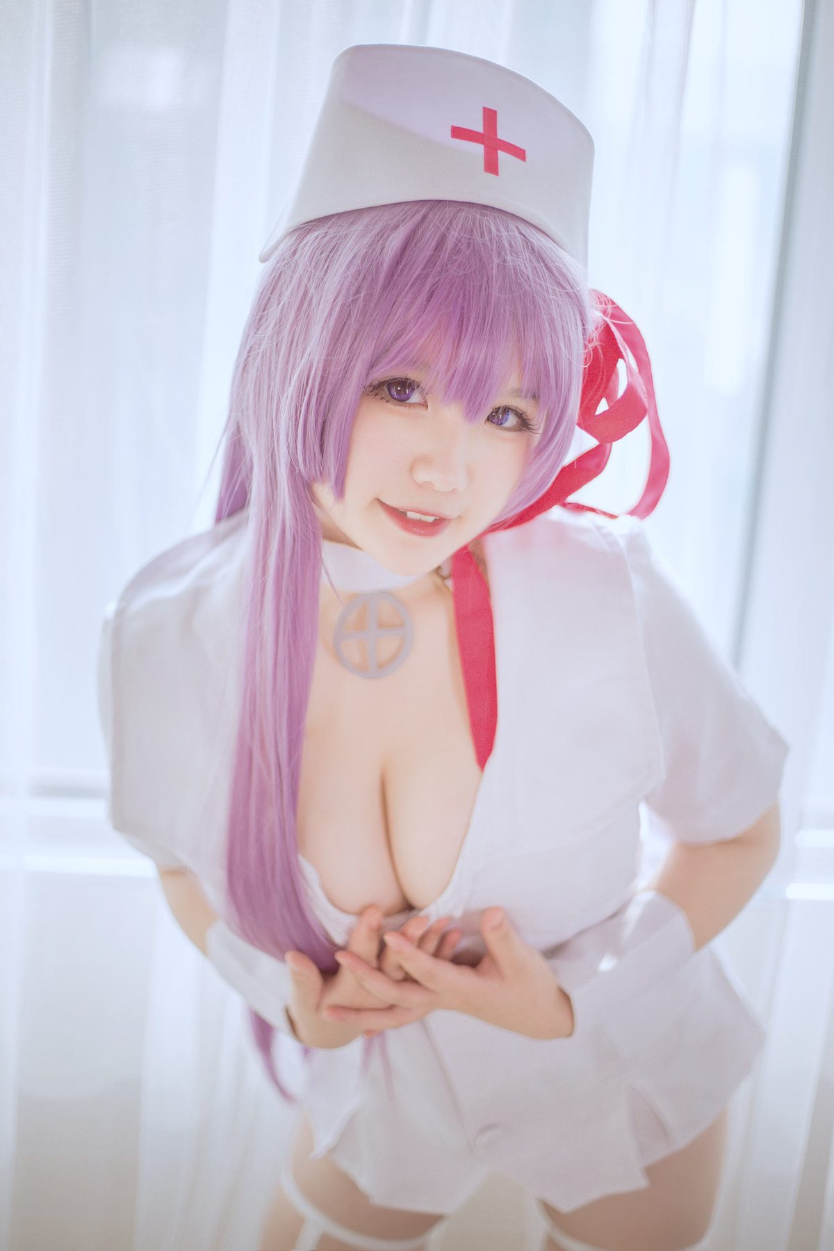 阿半今天很开心 BB护士 COS写真