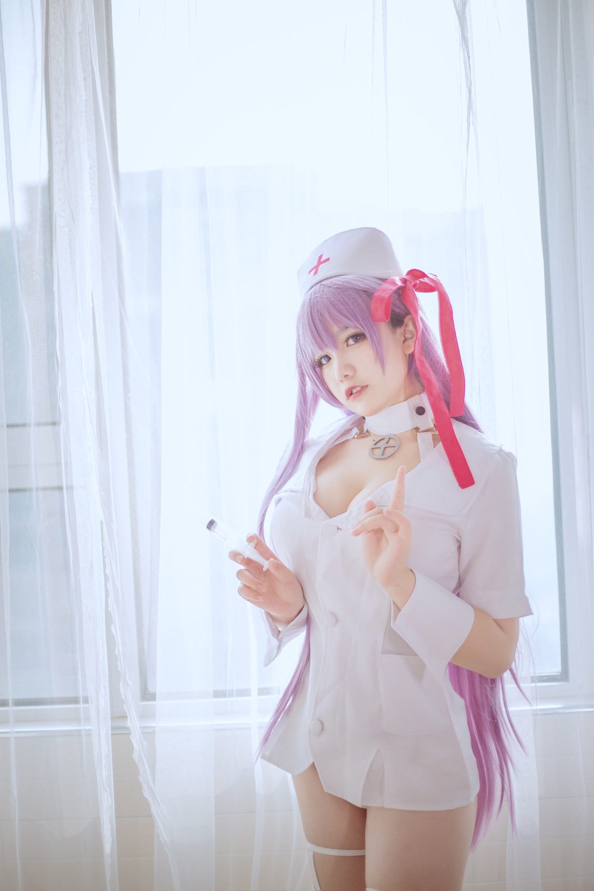 阿半今天很开心 BB护士 COS写真