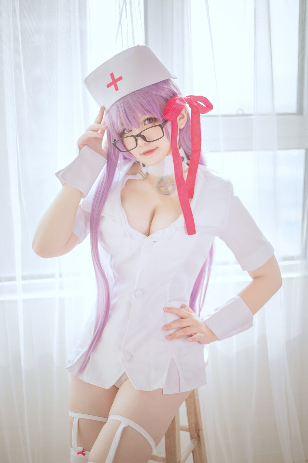阿半今天很开心 BB护士 COS写真