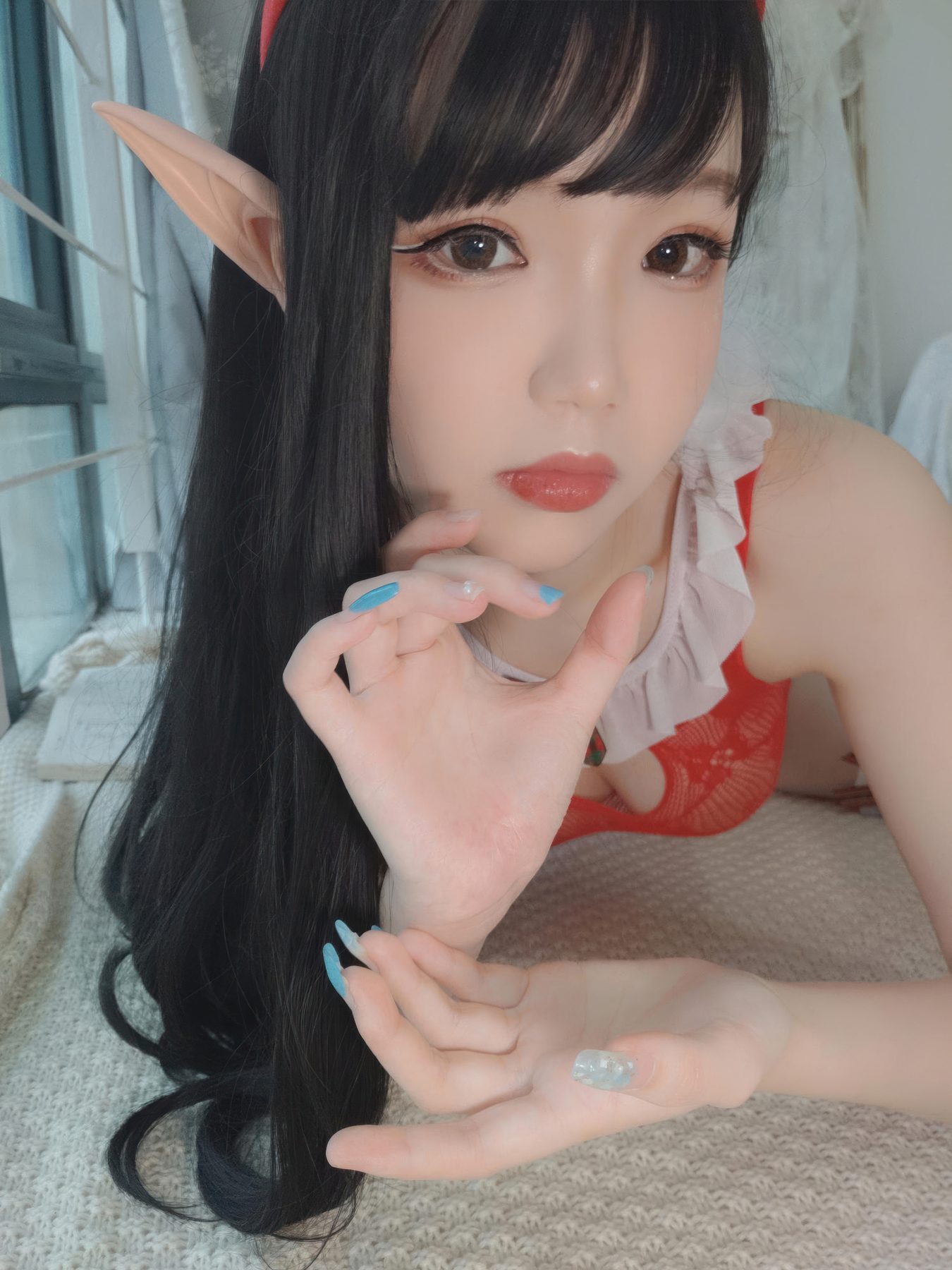 雪晴Astra 2020圣诞节自拍 COS写真