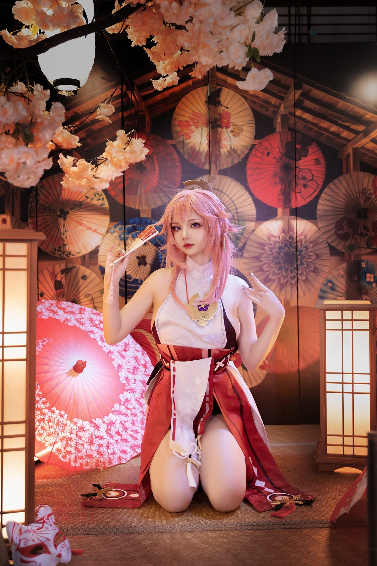 雪晴Astra cosplay写真_原神八重神子合集 | 雪晴Astra COS八重神子全套图包 [60P2V-1.67GB]