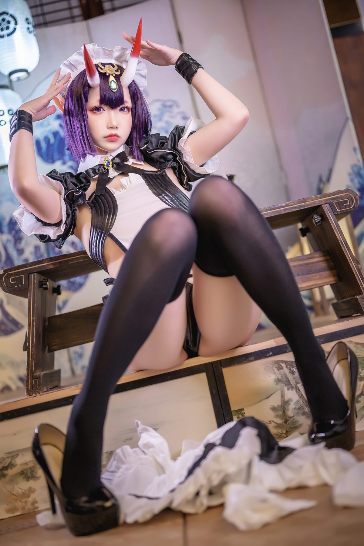 雪琪SAMA 酒吞童子女仆 COS写真