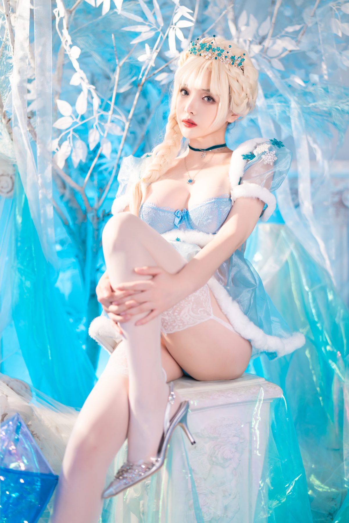 雯妹不讲道理 冰雪 COS写真