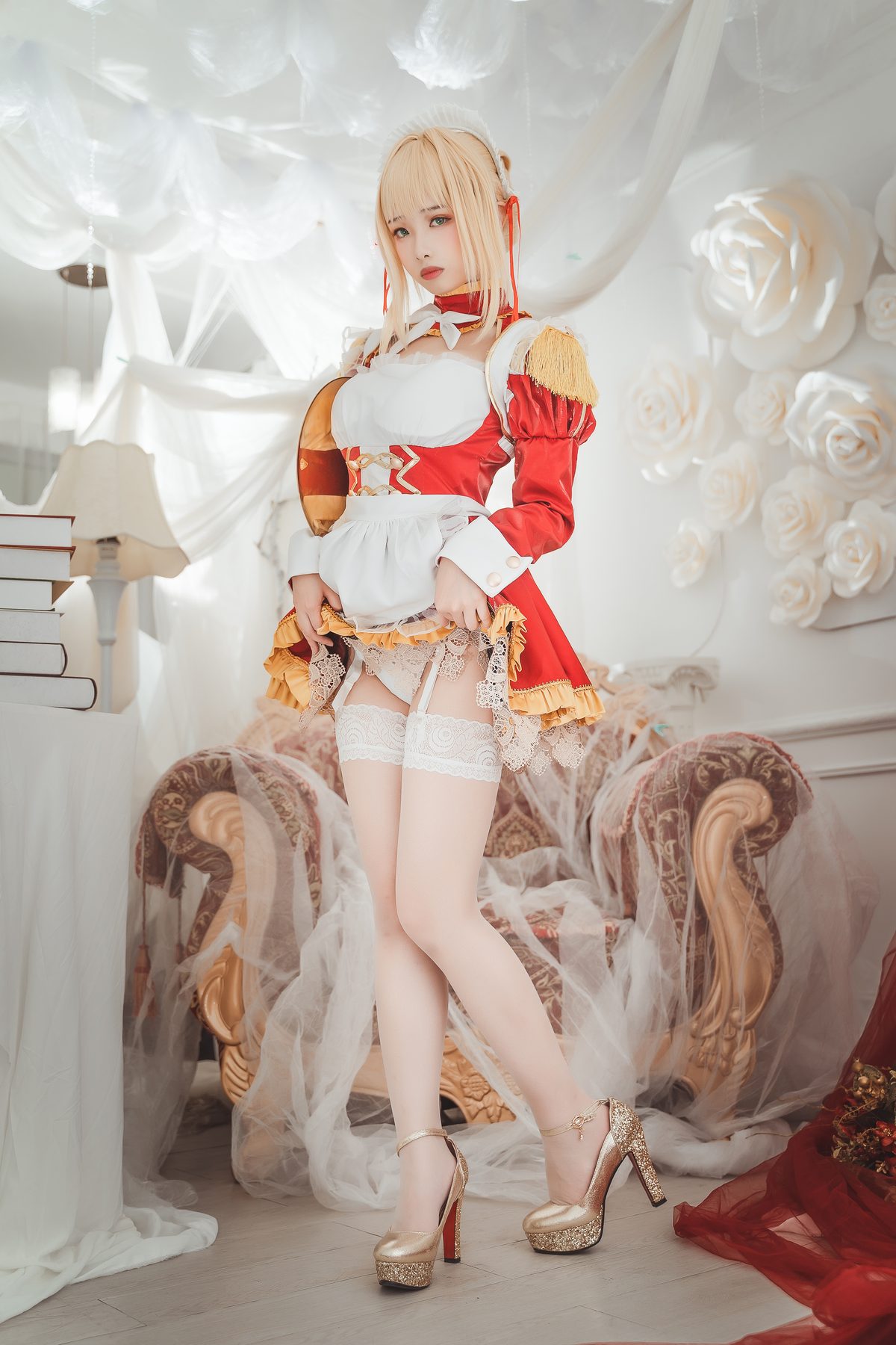 雯妹不讲道理 cosplay写真_尼禄女仆合集 | 雯妹不讲道理 COS尼禄女仆全套图包 [20P-264MB]