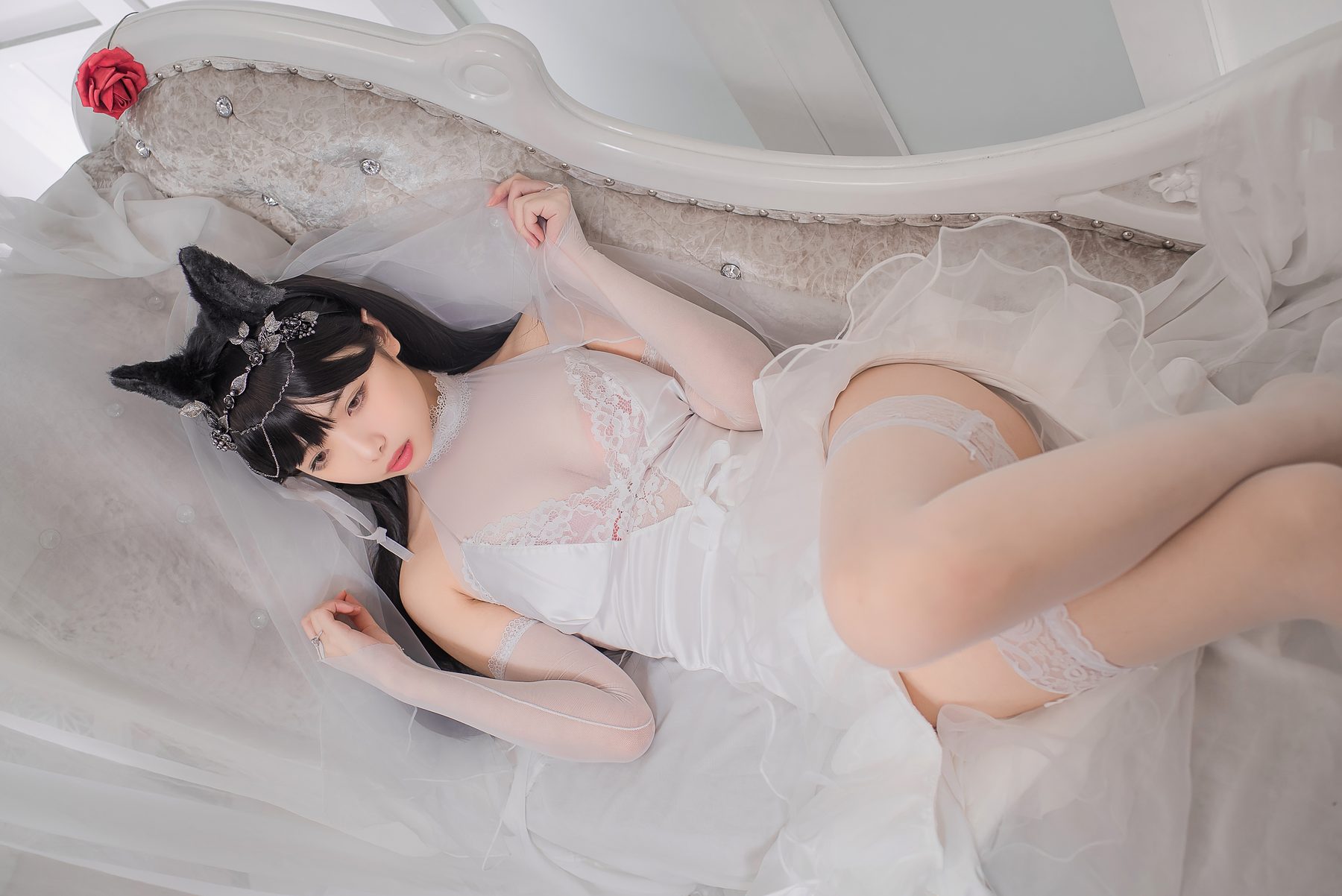 雯妹不讲道理 爱宕花嫁 COS写真