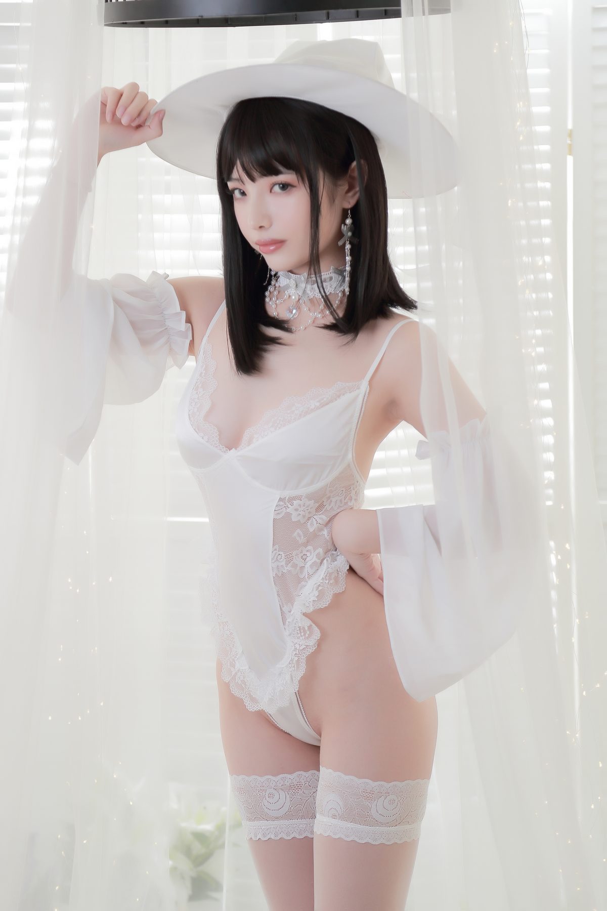 雯妹不讲道理 白女巫 COS写真