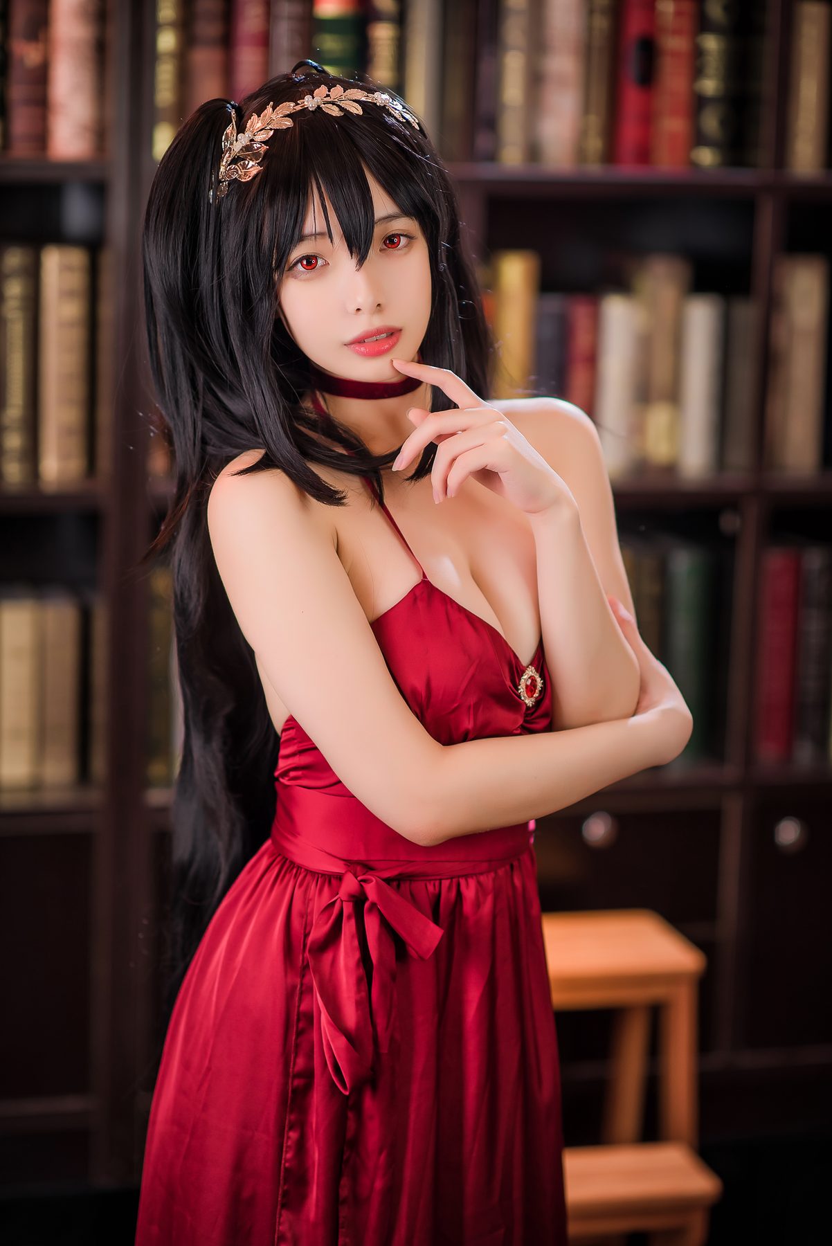 雯妹不讲道理 碧蓝航线大凤礼服 COS写真