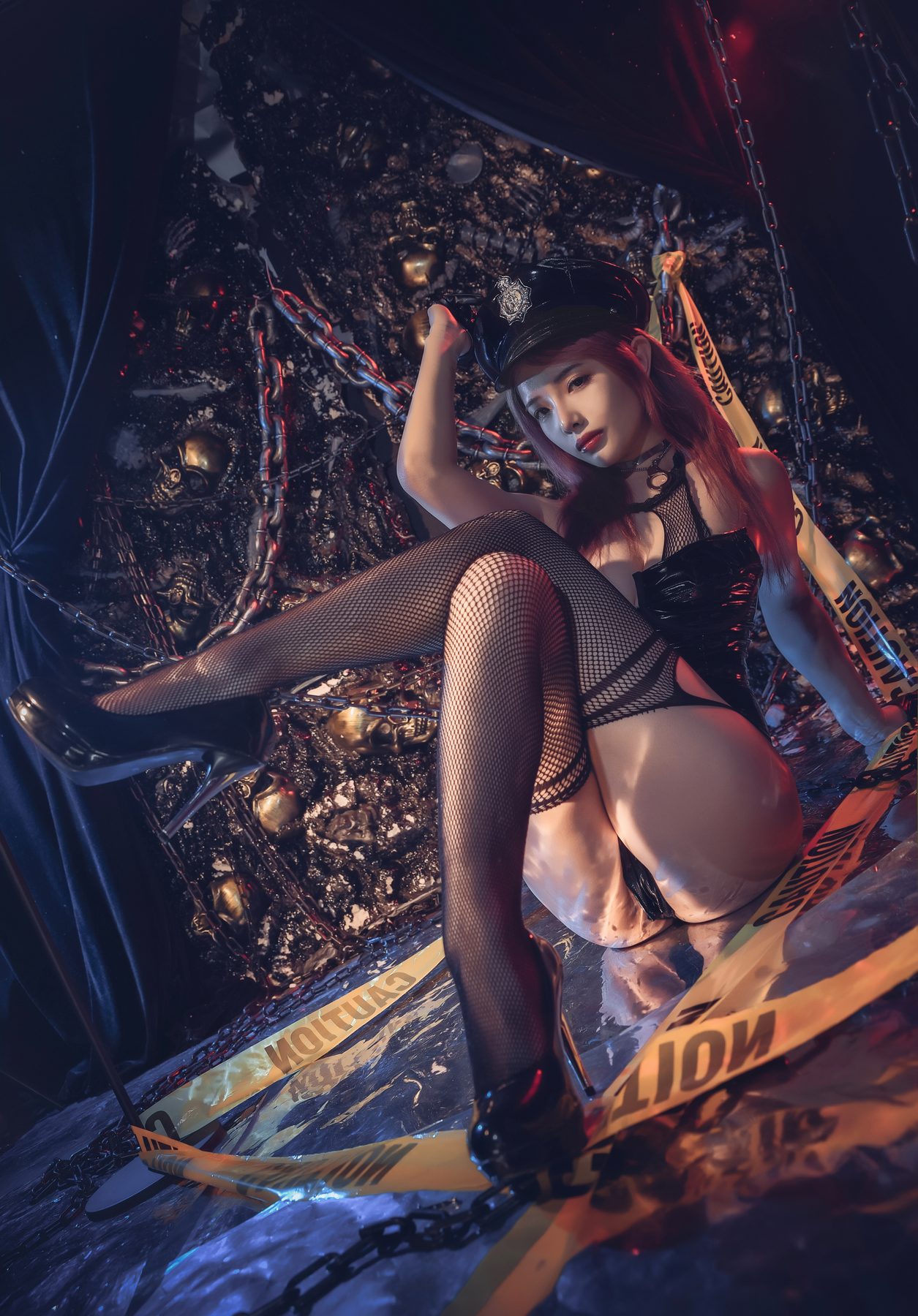 雯妹不讲道理 超S女警 COS写真