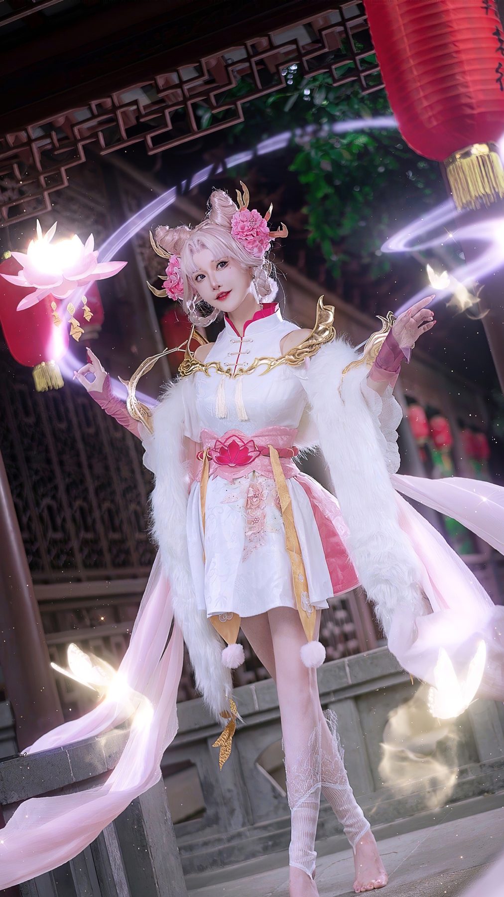 露兒大魔王 王者荣耀 嫦娥拒霜思 COS写真