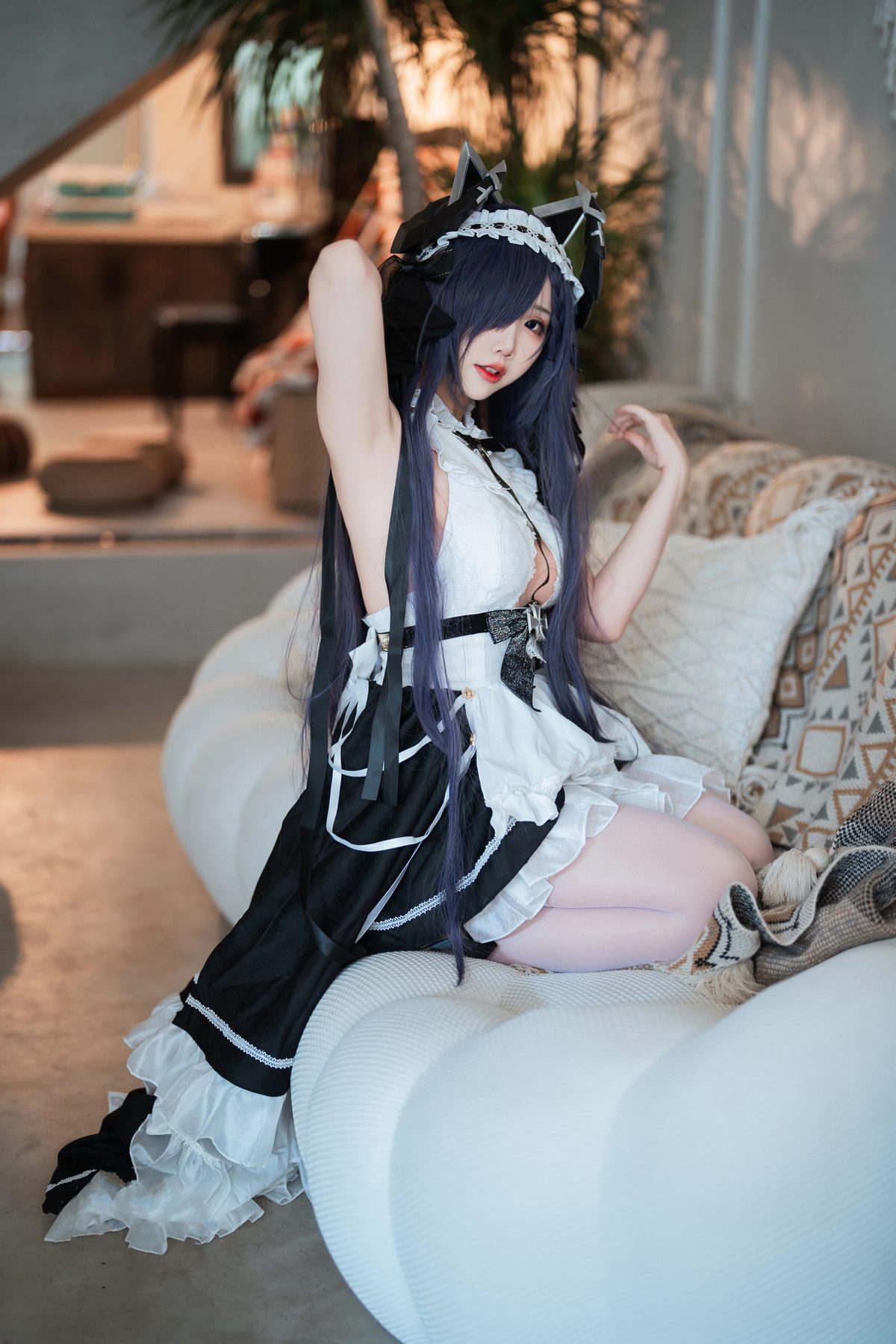 面饼仙儿 cosplay写真_碧蓝航线奥古斯特女仆合集 | 面饼仙儿 COS奥古斯特全套图包 [43P-570MB]