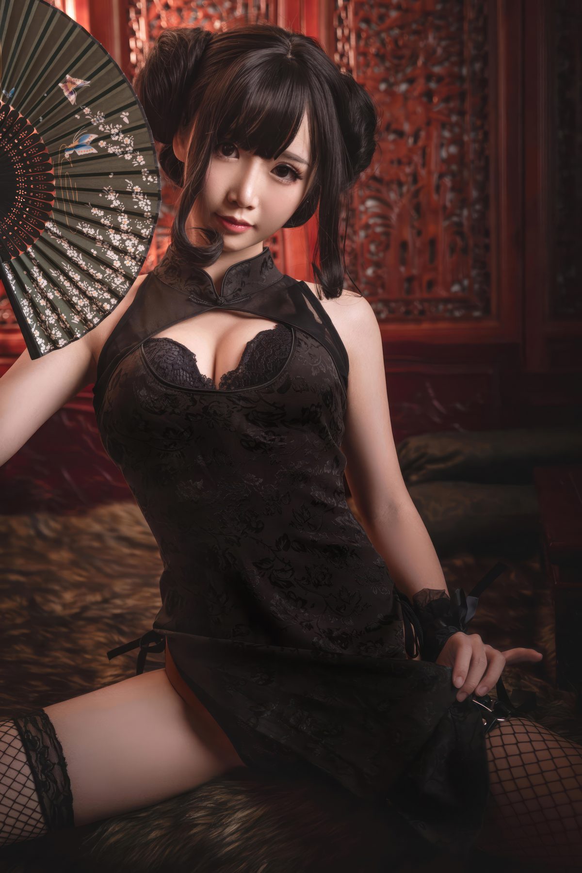 面饼仙儿 魔女旗袍 COS写真