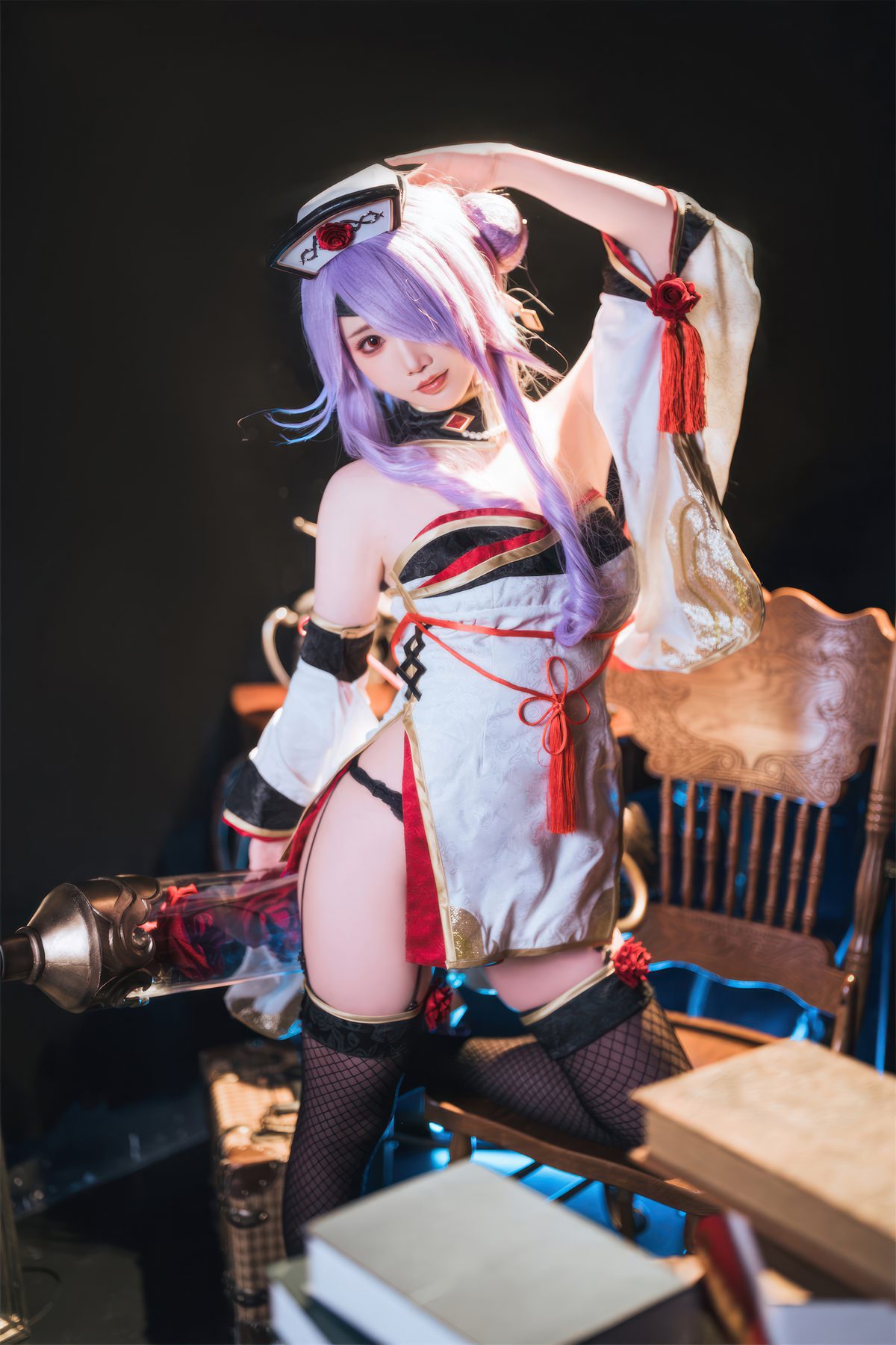 面饼仙儿 cosplay写真_公主连结Re：Dive宵滨深月合集 | 面饼仙儿 COS宵滨深月全套图包 [33P1V-429MB]