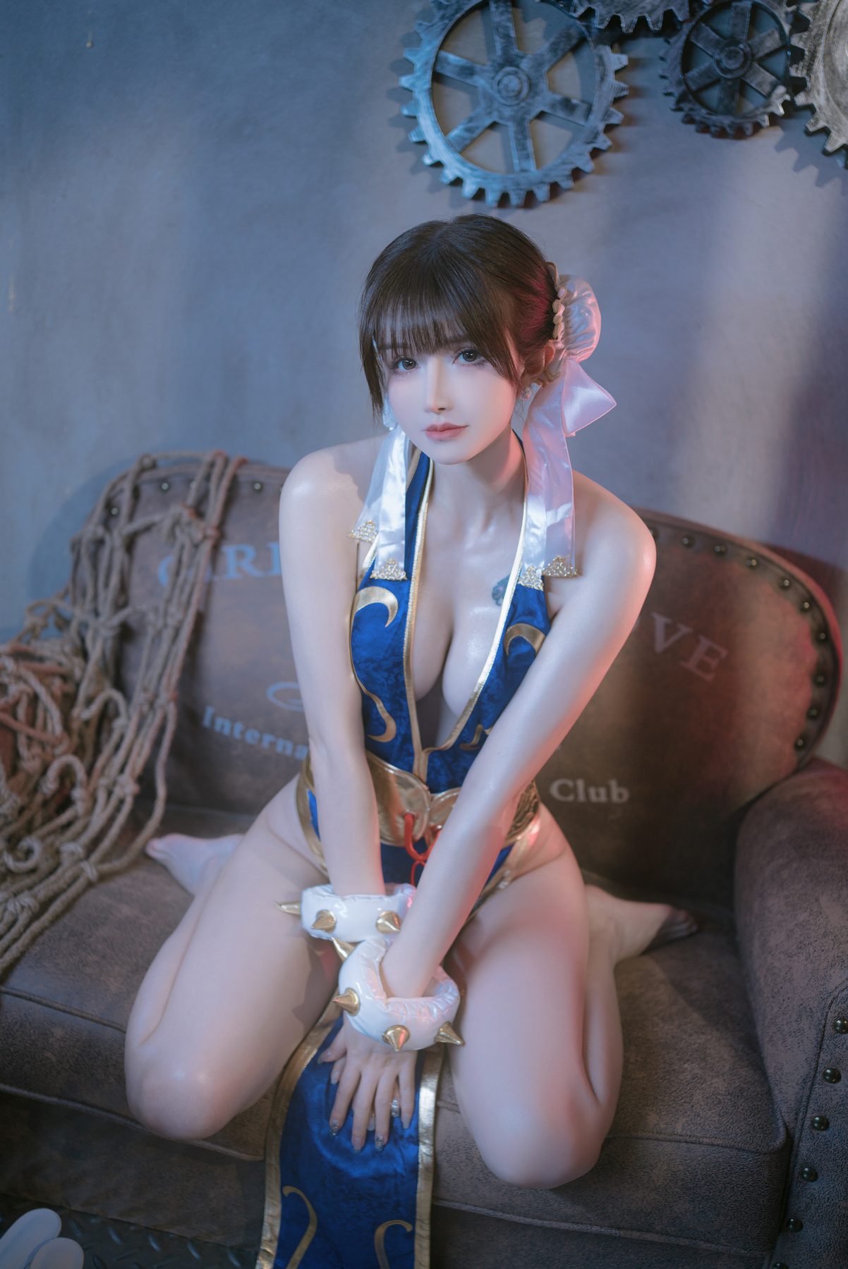 鹿八岁 春丽的格斗辅导 COS写真