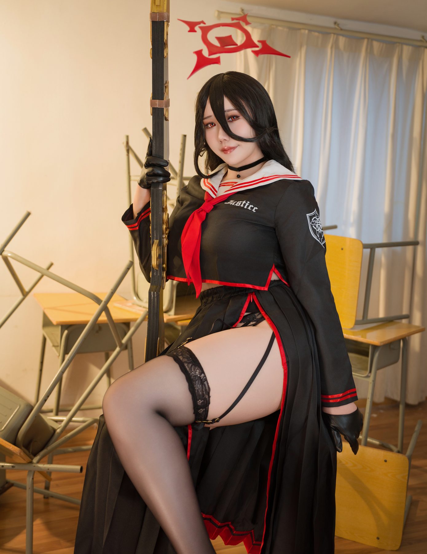 麻花酱 蔚蓝档案 羽川莲见 COS写真